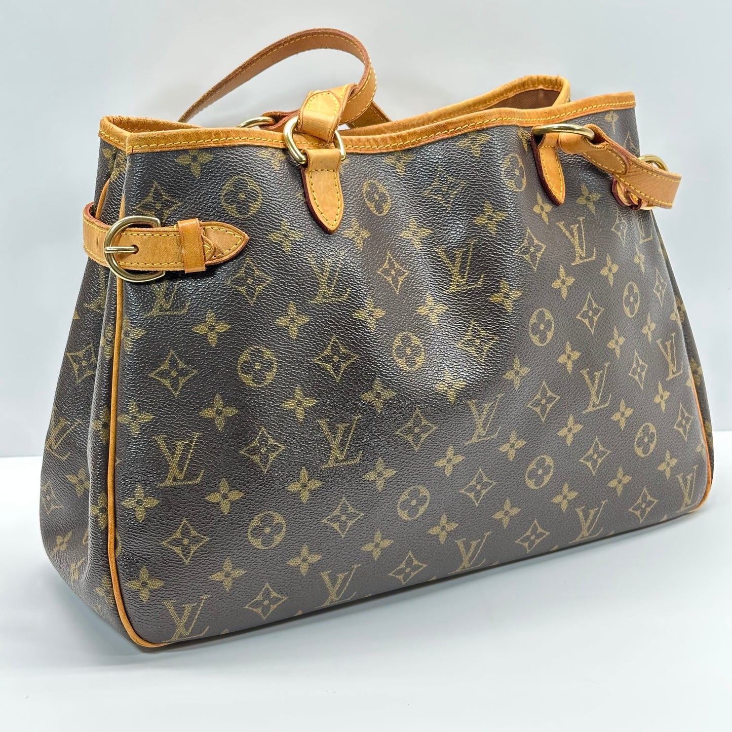 Authentic 2005 Louis Vuitton Monogram Batignolles Horizontal Tote
