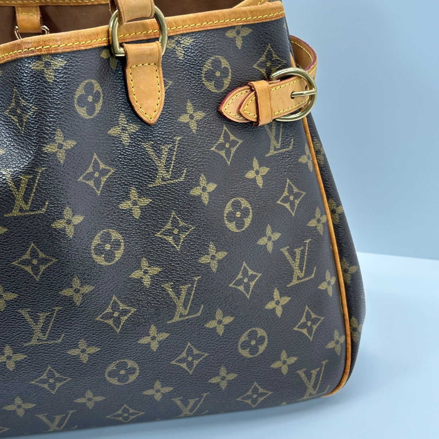 Authentic 2005 Louis Vuitton Monogram Batignolles Horizontal Tote