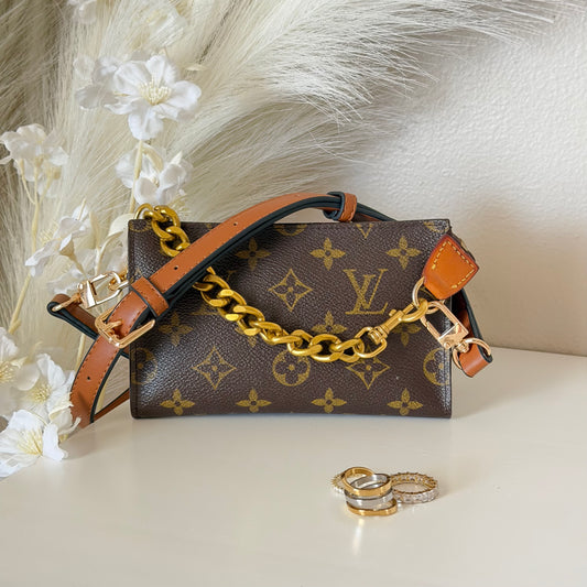 Authentic Louis Vuitton Monogram Bucket Pouch Crossbody
