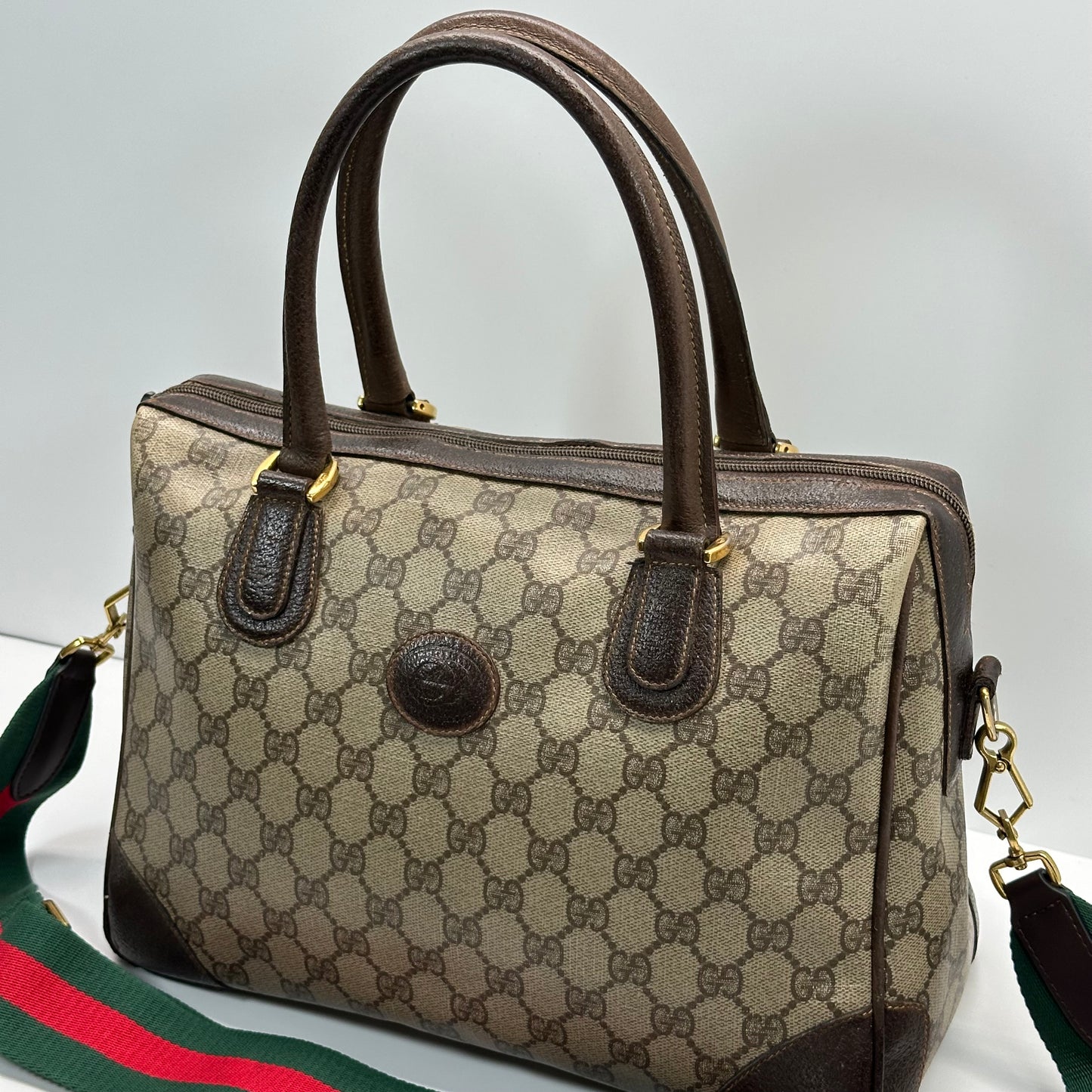 Authentic GUCCI Soho 2-Way Boston Handbag