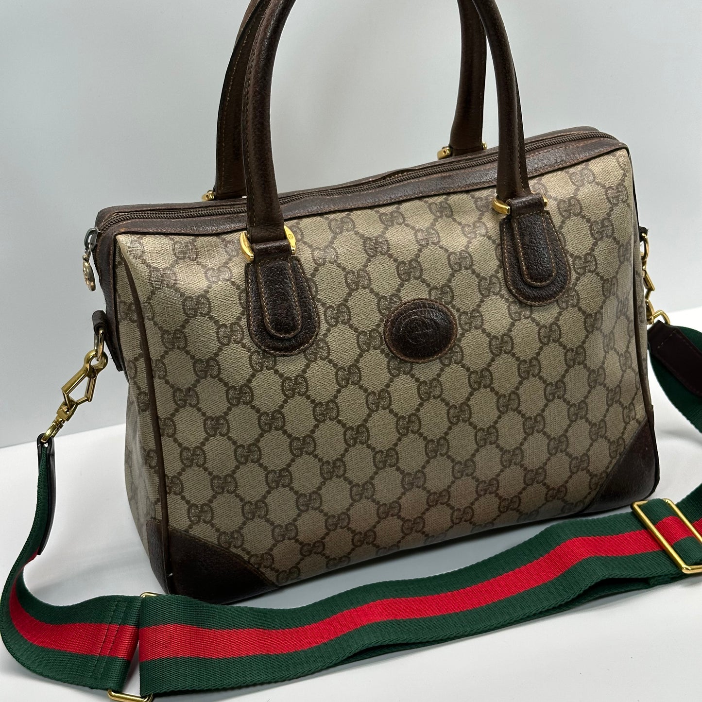 Authentic GUCCI Soho 2-Way Boston Handbag