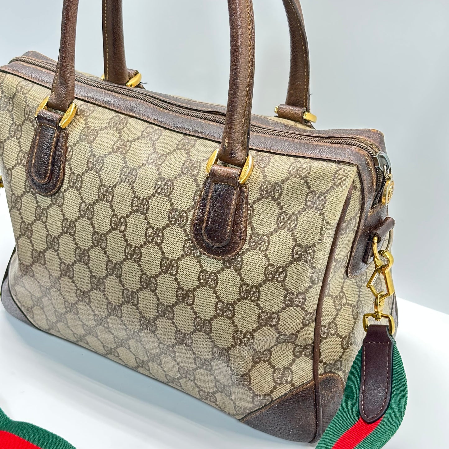 Authentic GUCCI Soho 2-Way Boston Handbag