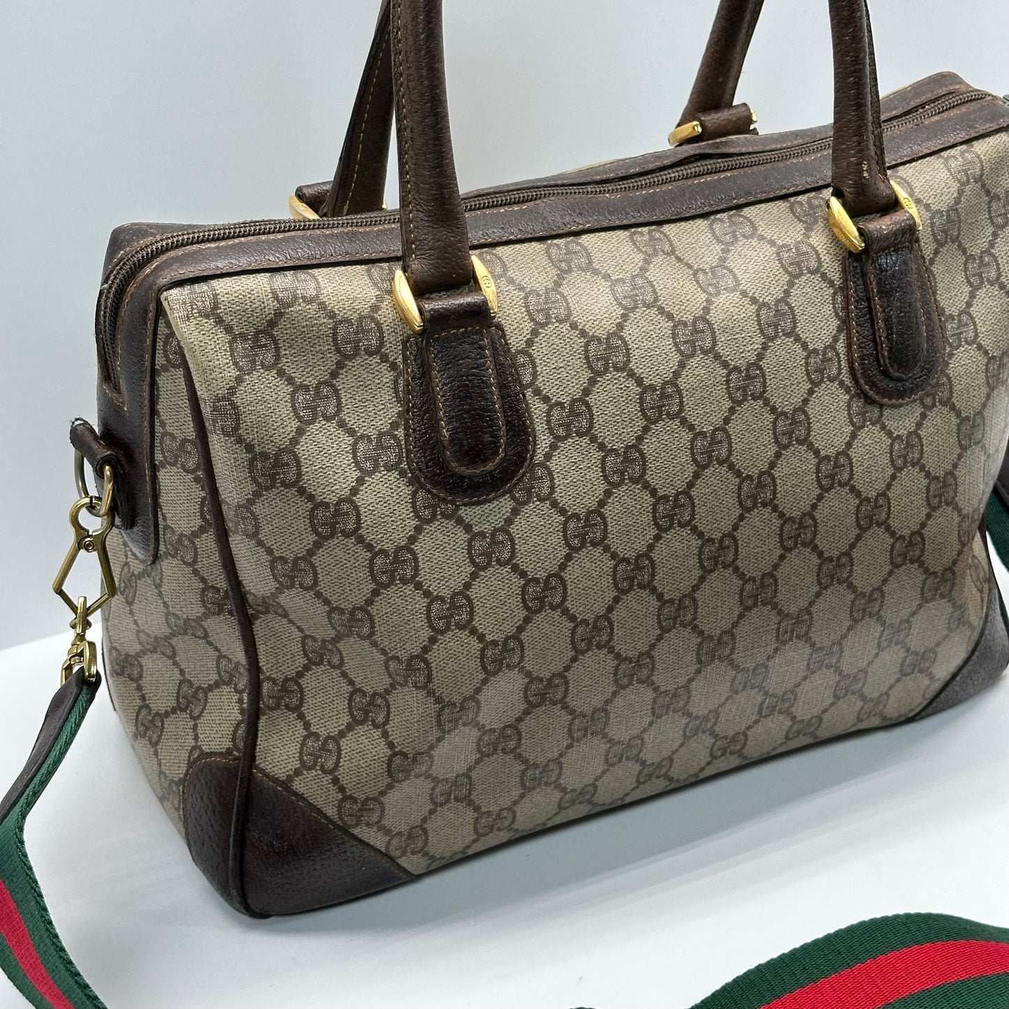 Authentic GUCCI Soho 2-Way Boston Handbag