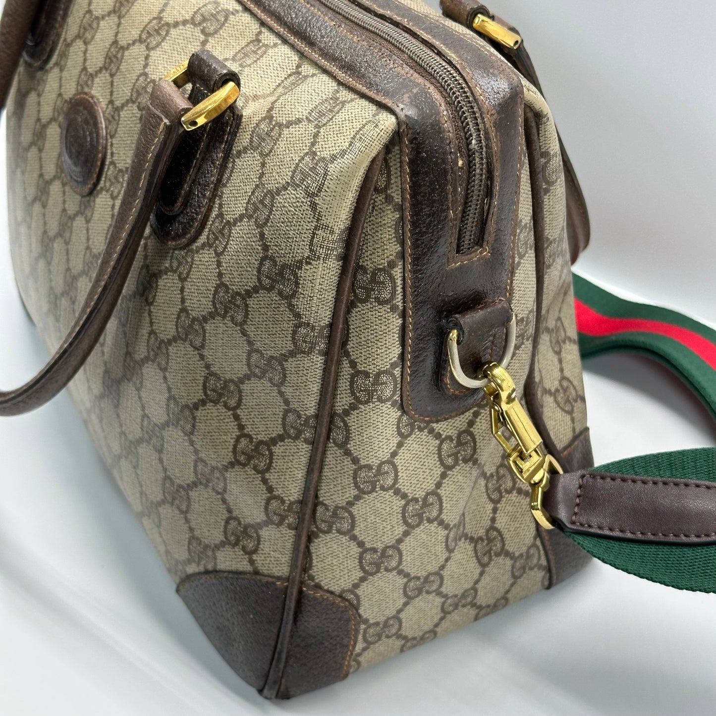 Authentic GUCCI Soho 2-Way Boston Handbag