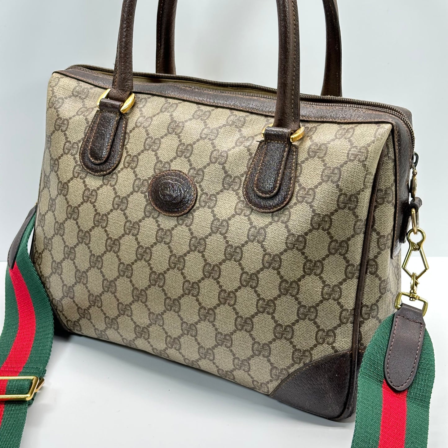 Authentic GUCCI Soho 2-Way Boston Handbag