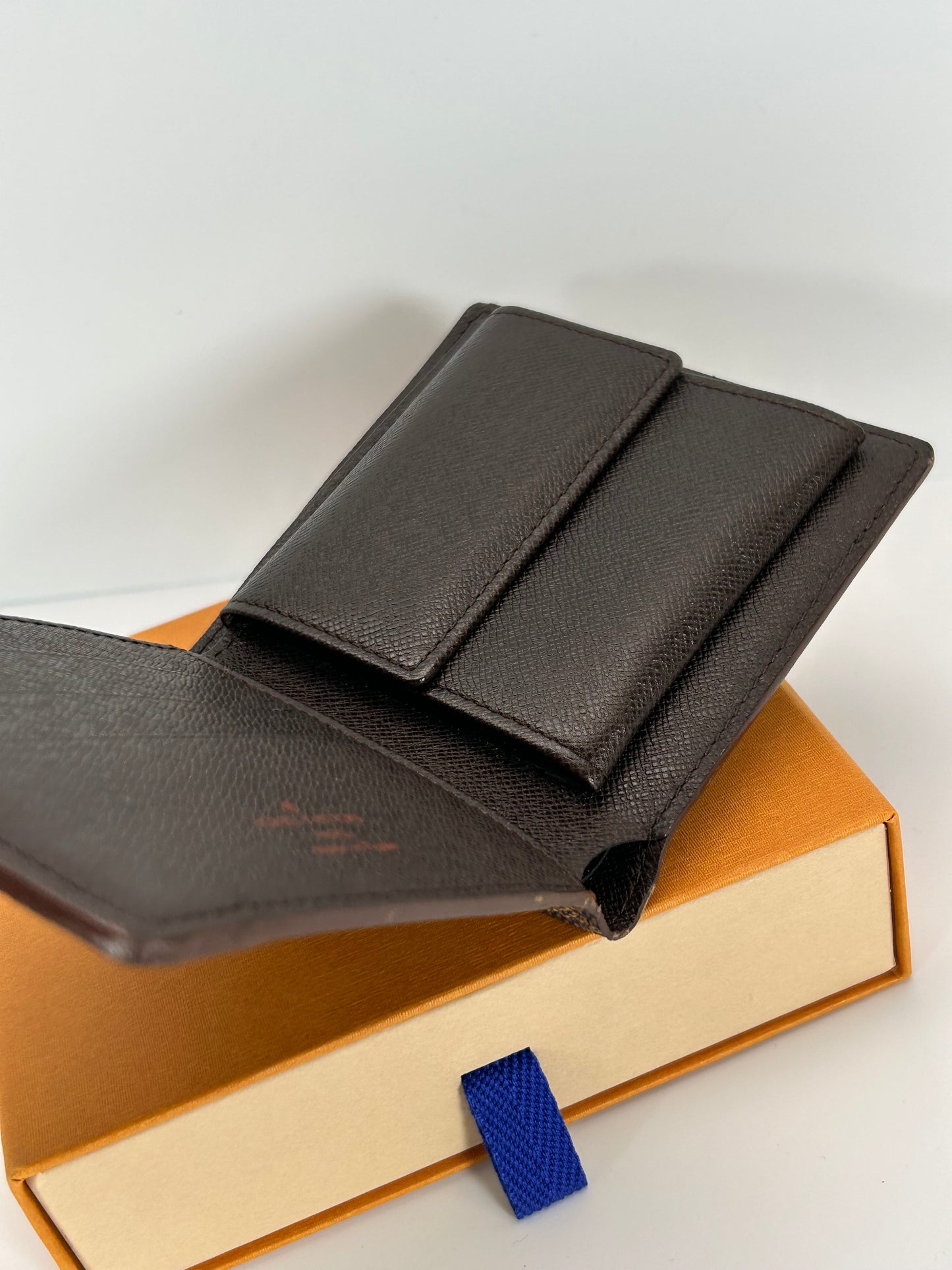 Authentic Louis Vuitton Damier Ebene Men's Bifold Wallet