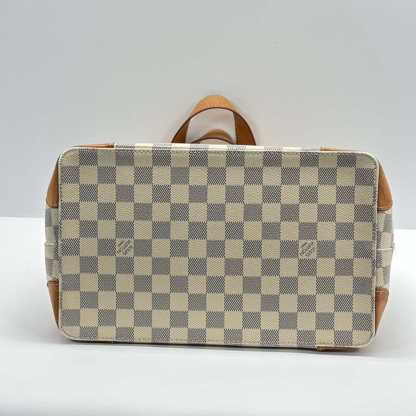 Authentic Louis Vuitton Damier Azur Hampstead PM Shoulder Bag
