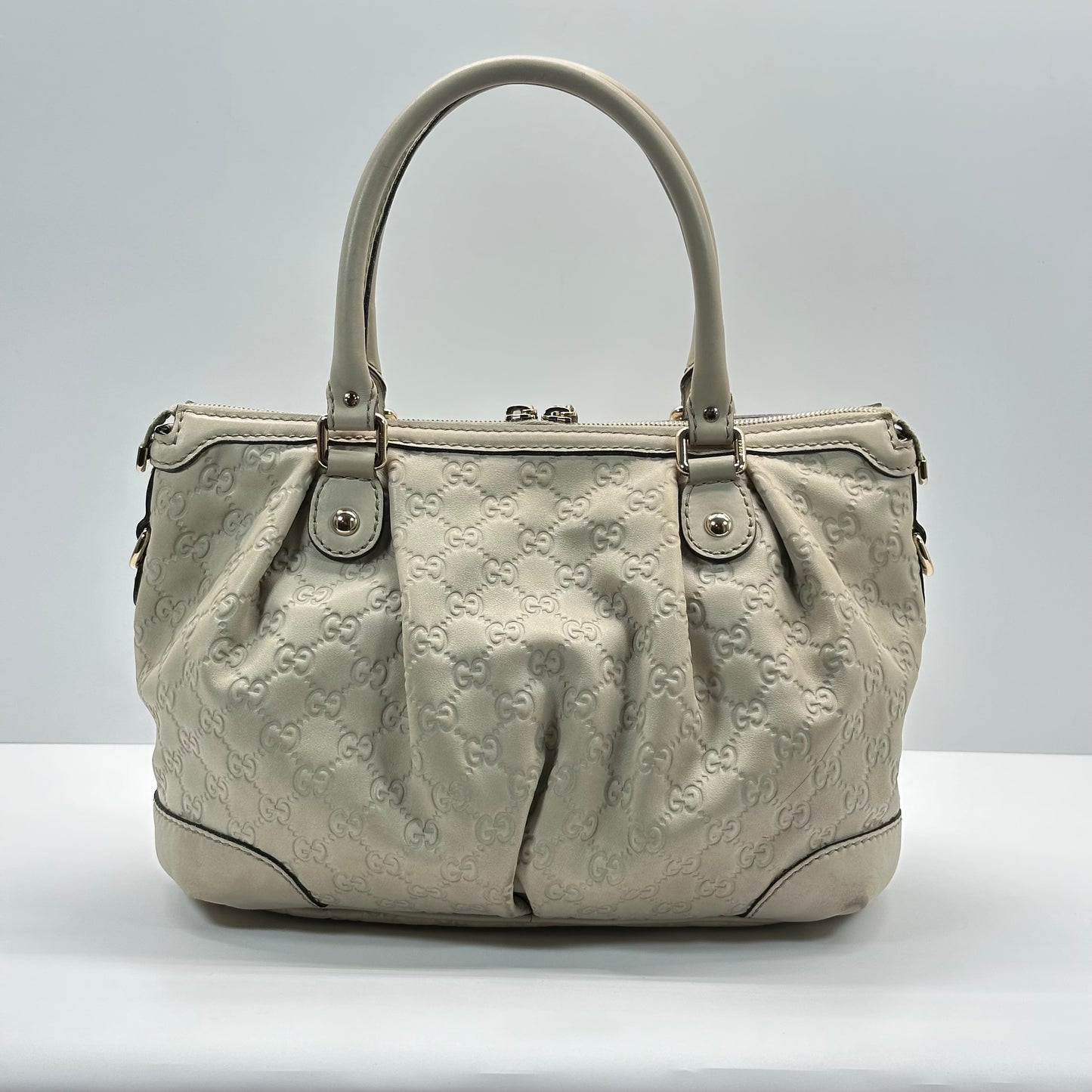 Authentic GUCCI Guccissima Medium Sukey Top Handle Bag