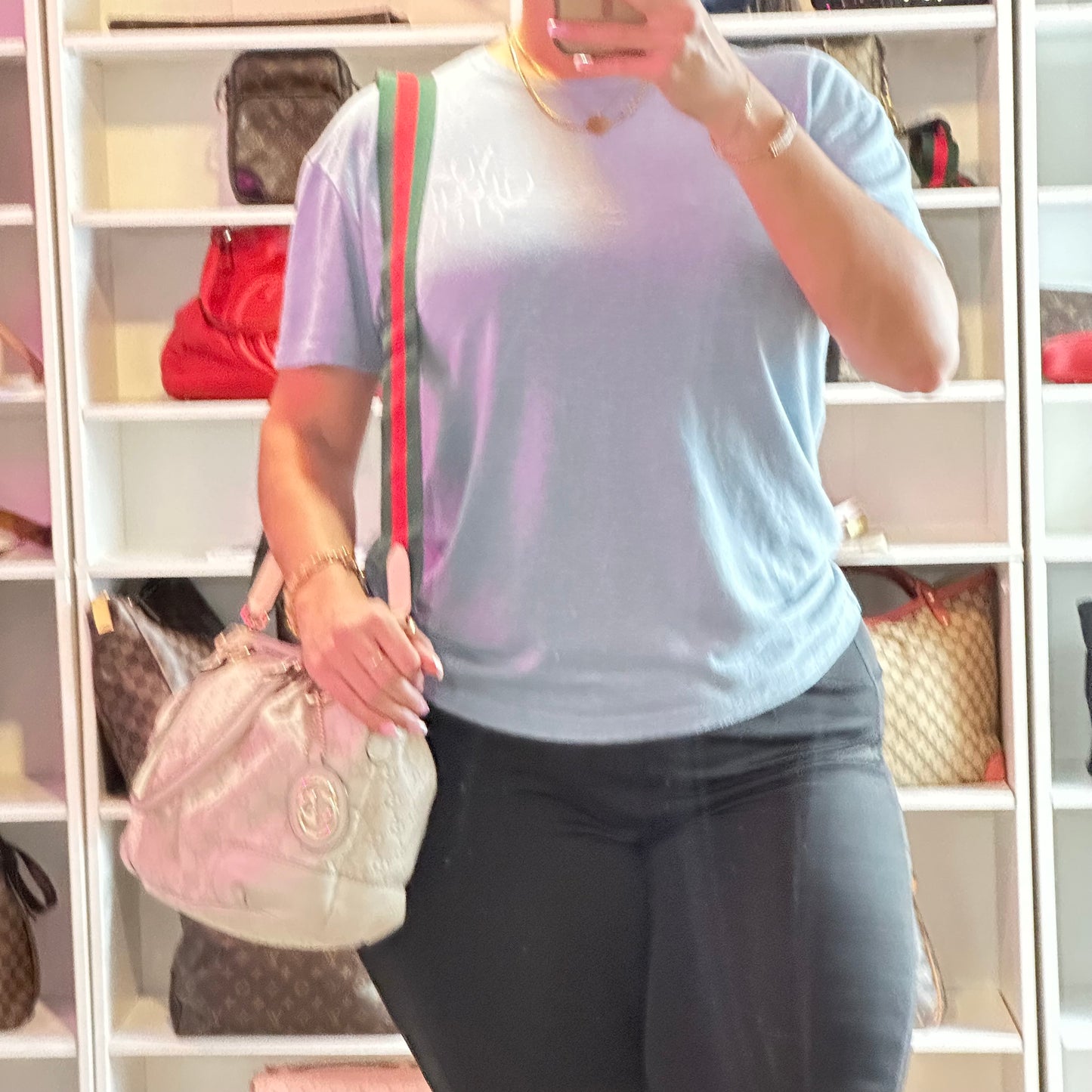 Authentic GUCCI Guccissima Medium Sukey Top Handle Bag