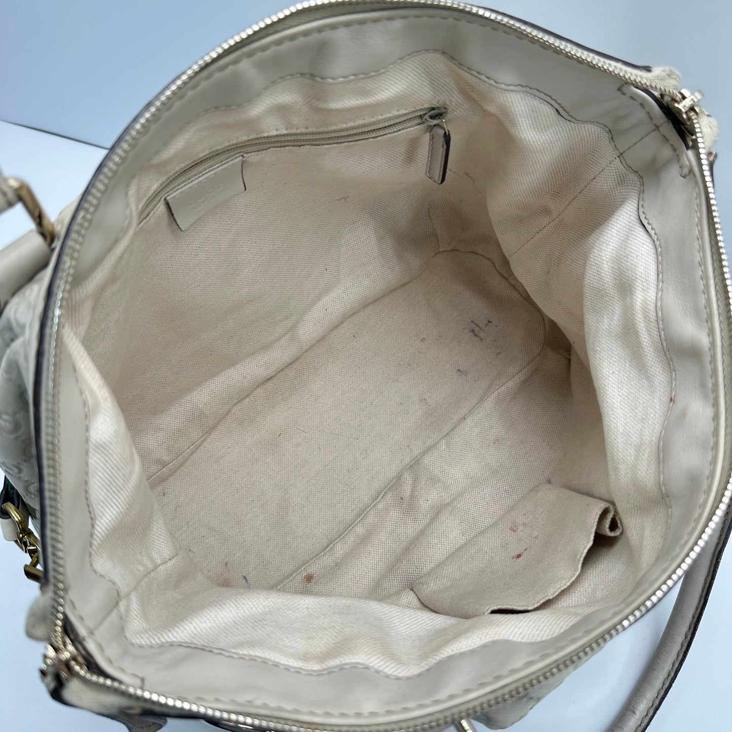 Authentic GUCCI Guccissima Medium Sukey Top Handle Bag