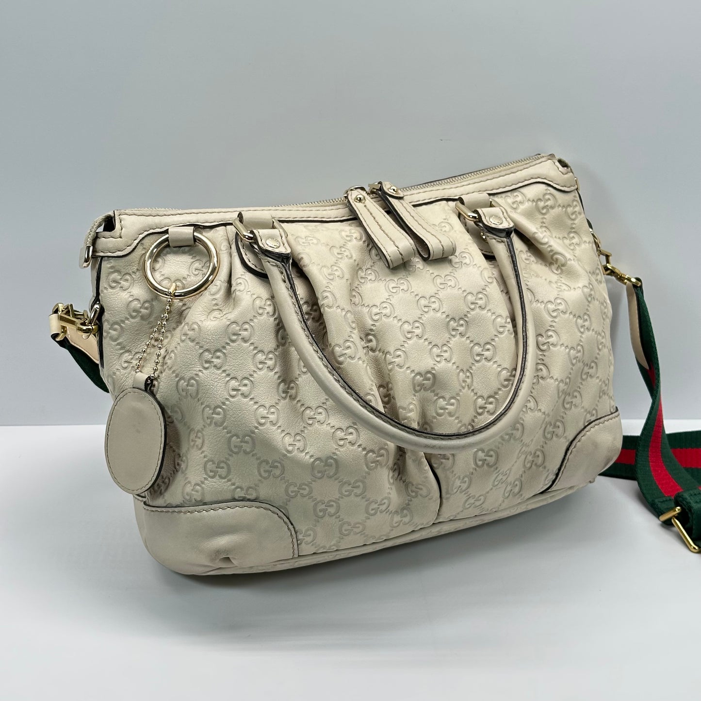 Authentic GUCCI Guccissima Medium Sukey Top Handle Bag