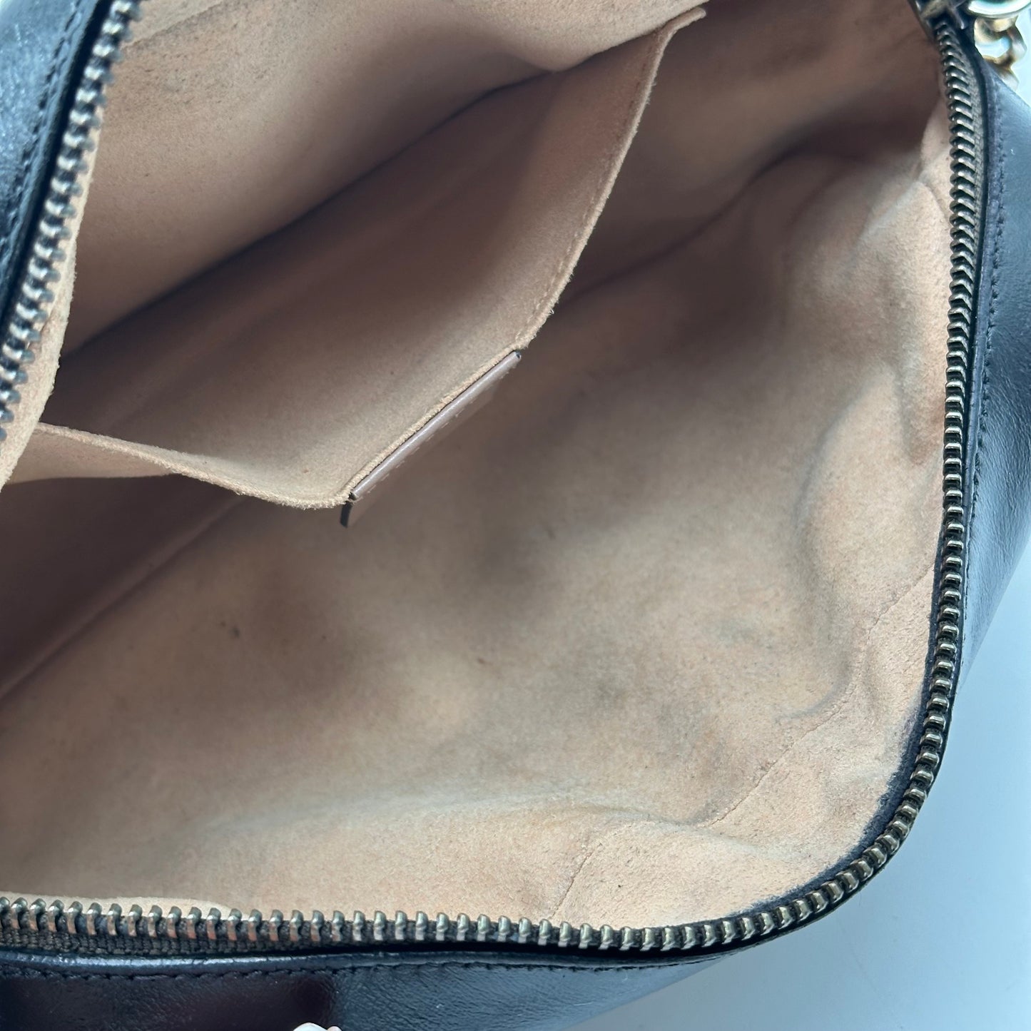 Authentic GUCCI Black Marmont V Stitch Crossbody