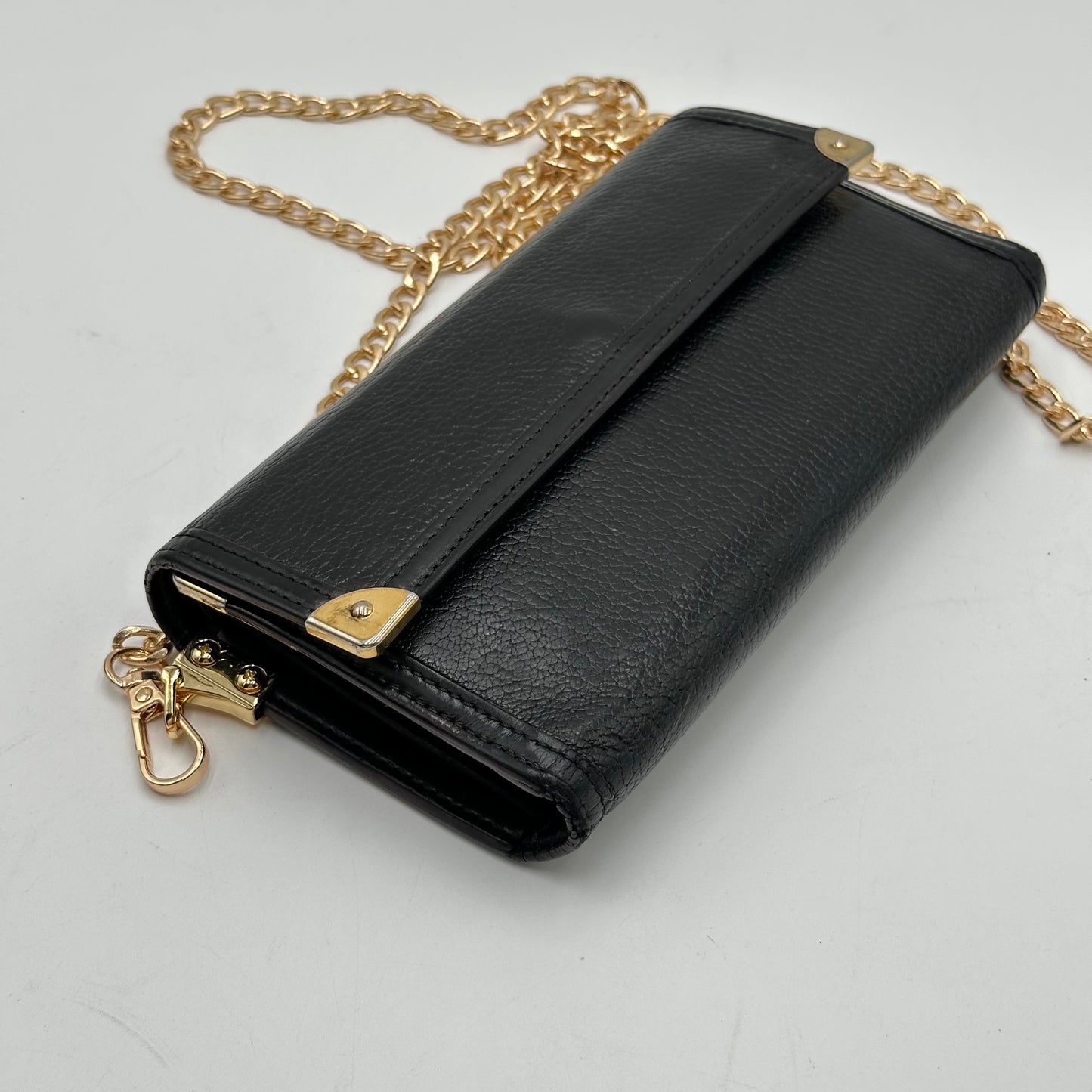 Authentic Louis Vuitton 2005 Suhali Black Trifold Wallet Crossbody