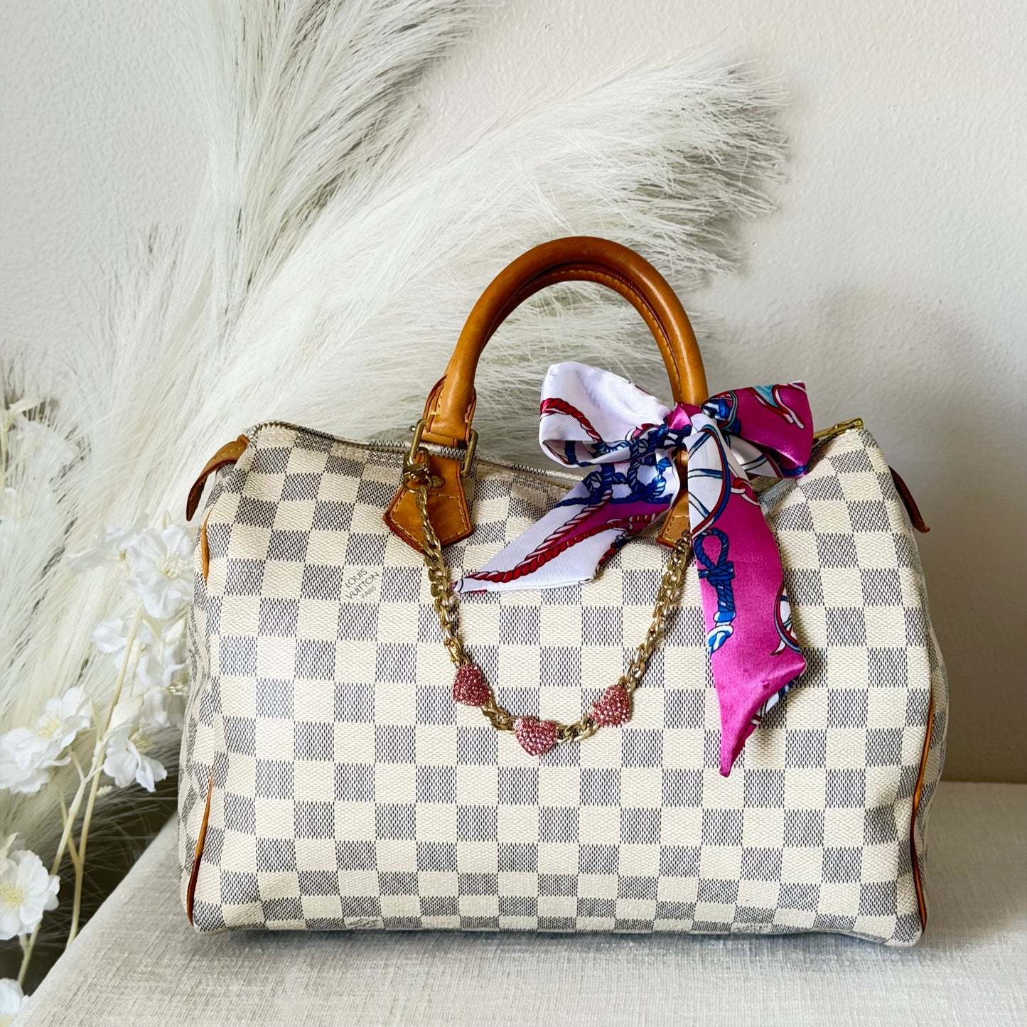 Authentic Louis Vuitton 2007 Damier Azur Speedy 30