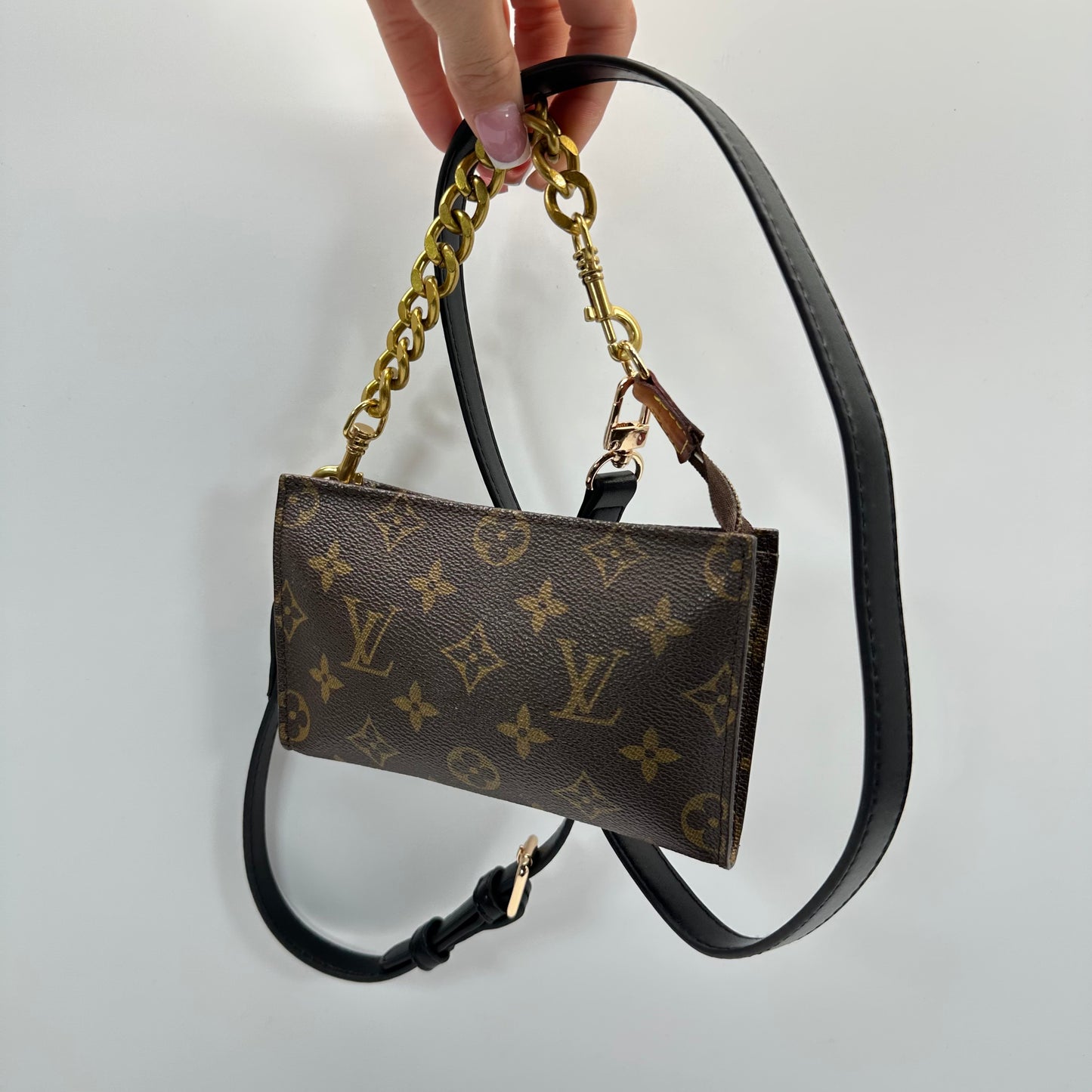 Authentic Louis Vuitton Monogram Bucket Pouch Crossbody