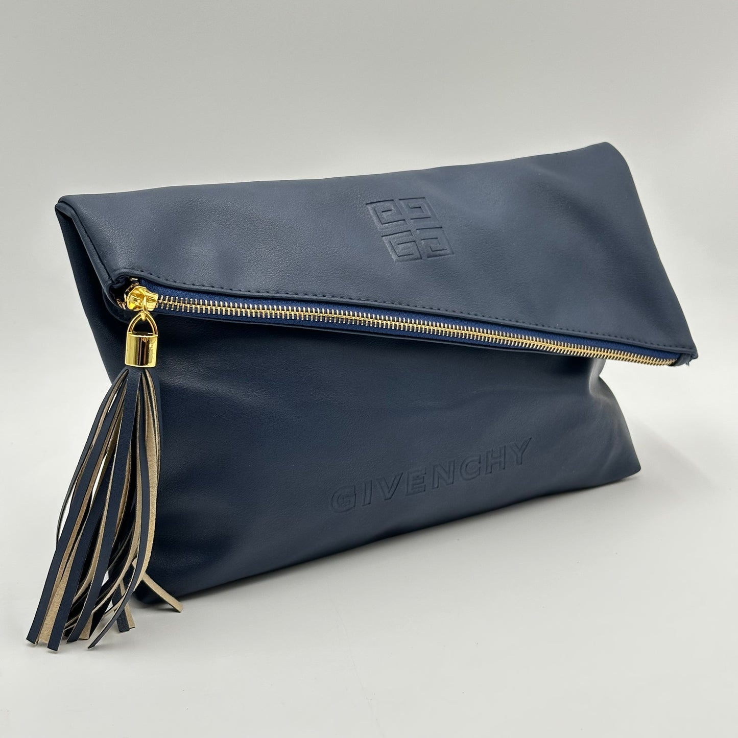 Authentic Givenchy Novelty Blue Clutch Crossbody