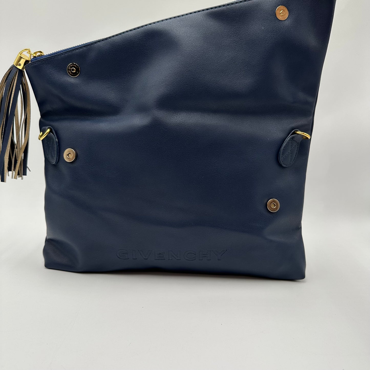 Authentic Givenchy Novelty Blue Clutch Crossbody