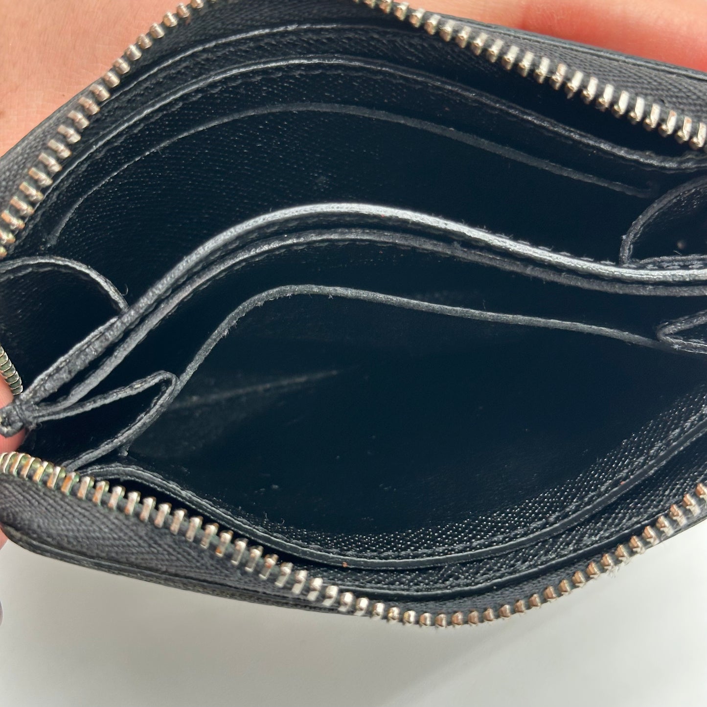 Authentic Louis Vuitton 2013 Damier Graphite Zippy Coin Purse Wallet