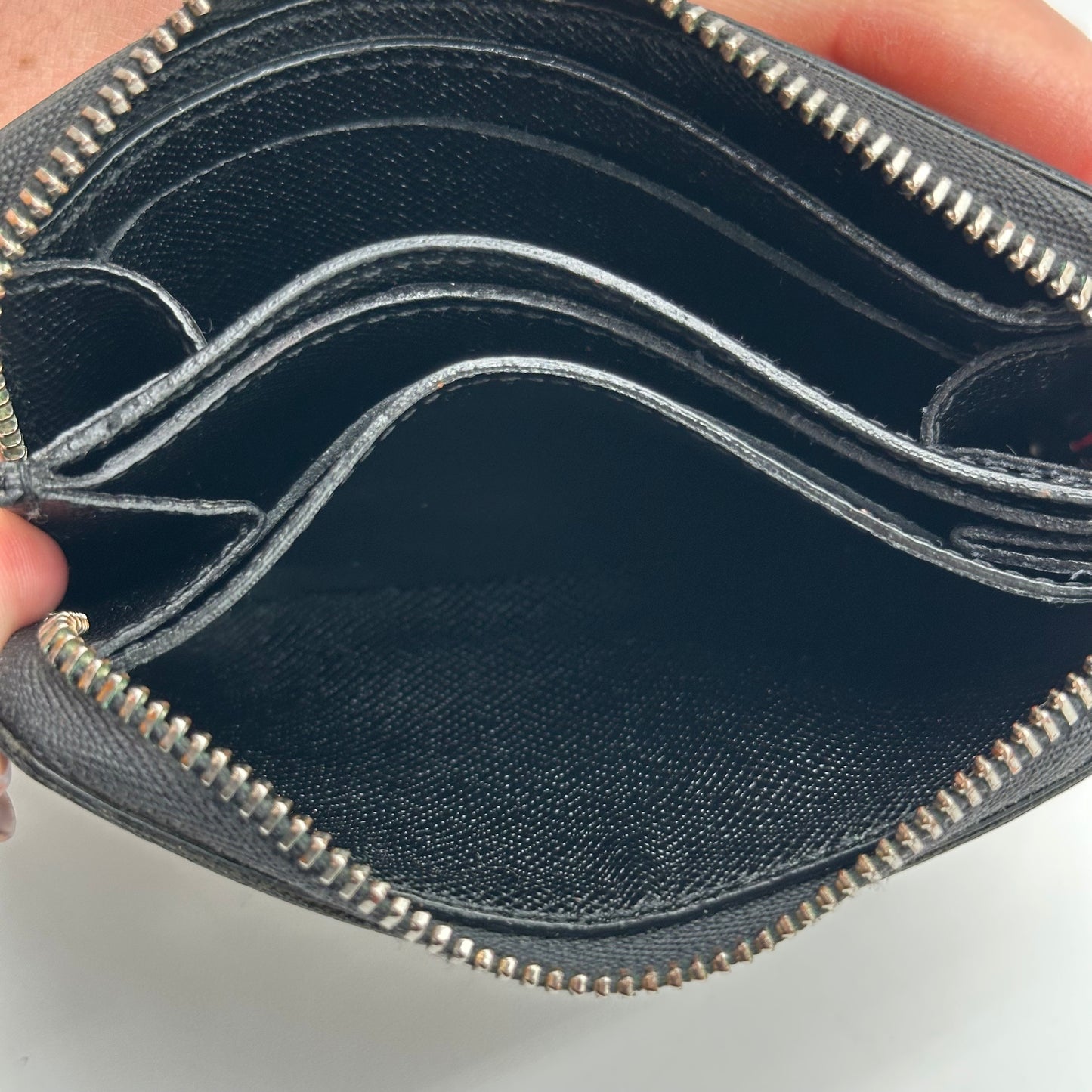 Authentic Louis Vuitton 2013 Damier Graphite Zippy Coin Purse Wallet