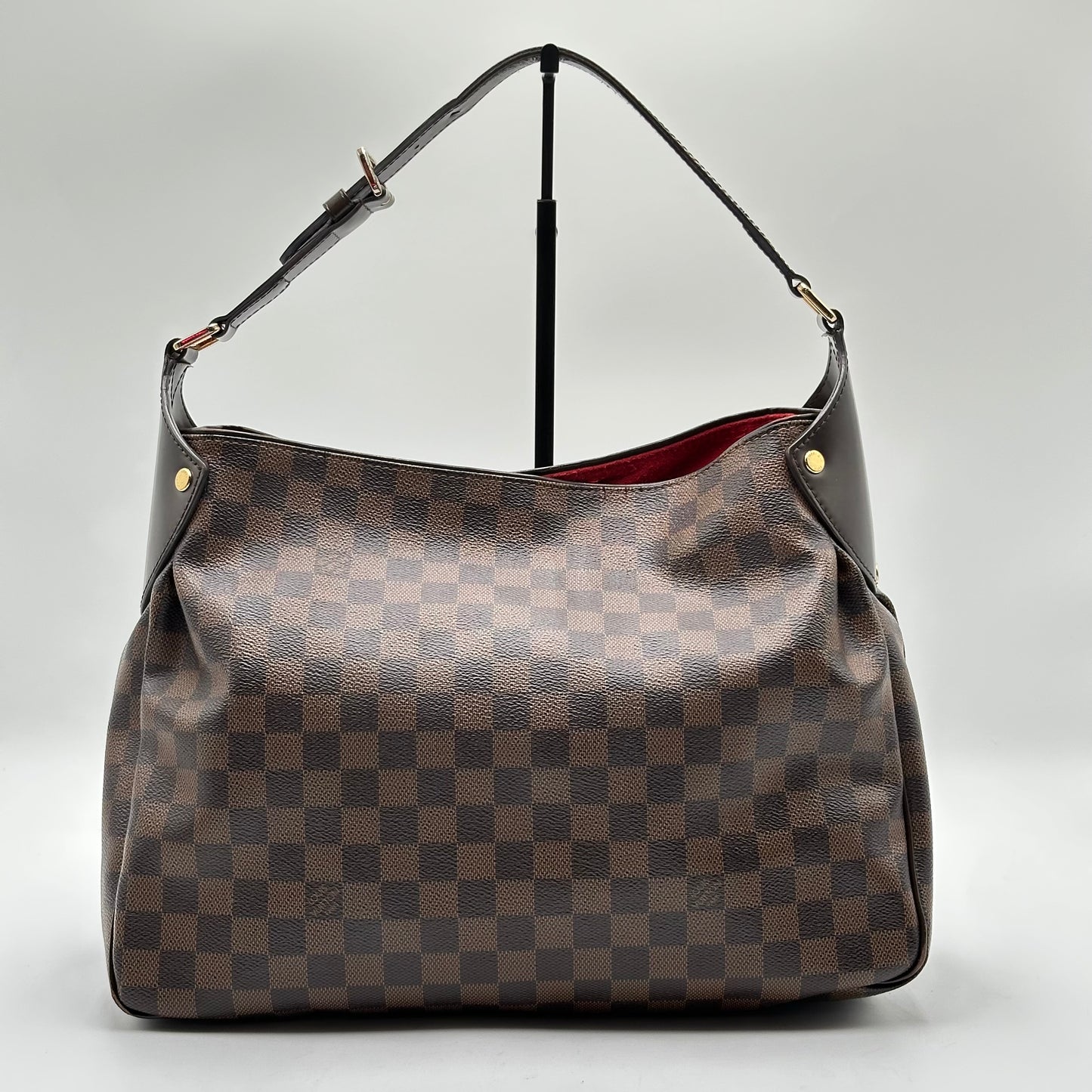 Authentic Louis Vuitton Damier Ebene Reggia Handbag Tote