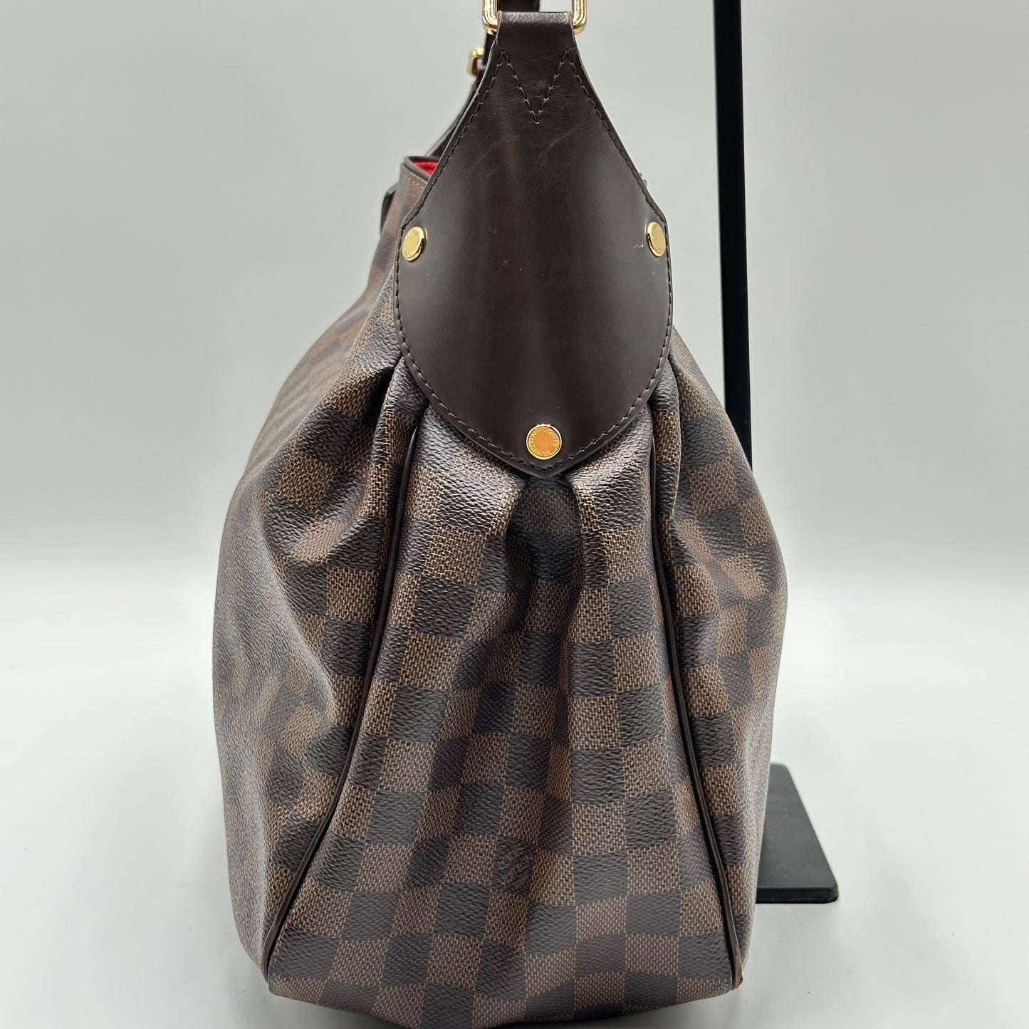 Authentic Louis Vuitton Damier Ebene Reggia Handbag Tote
