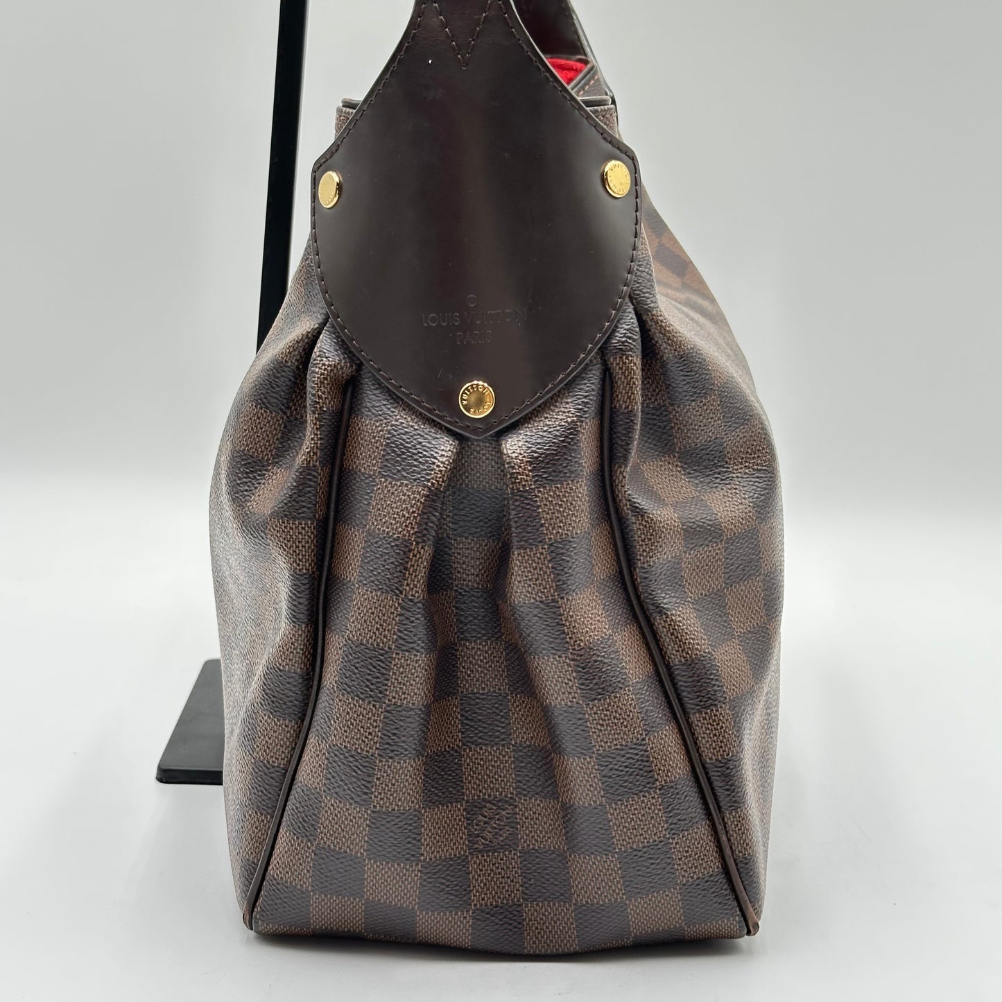 Authentic Louis Vuitton Damier Ebene Reggia Handbag Tote
