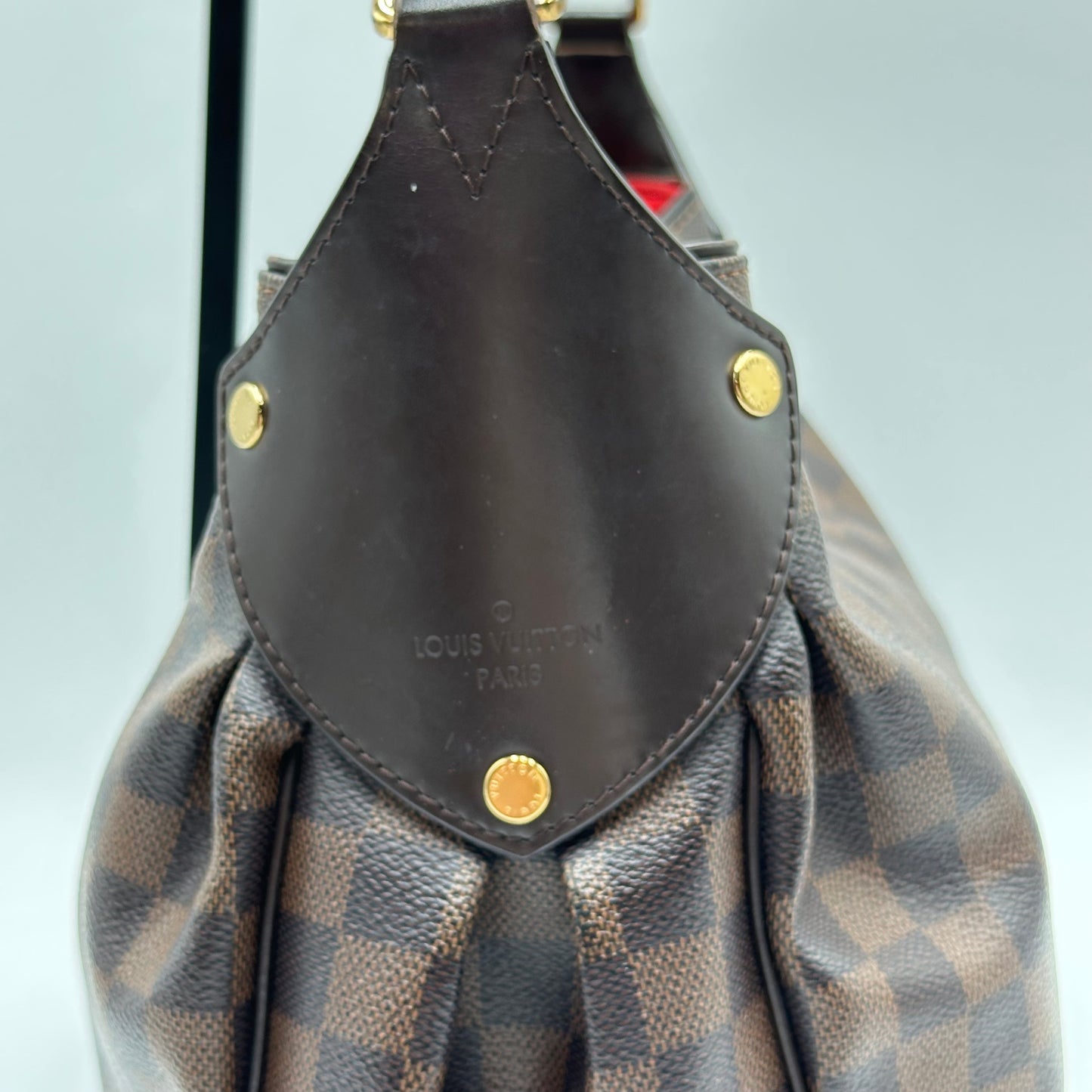 Authentic Louis Vuitton Damier Ebene Reggia Handbag Tote