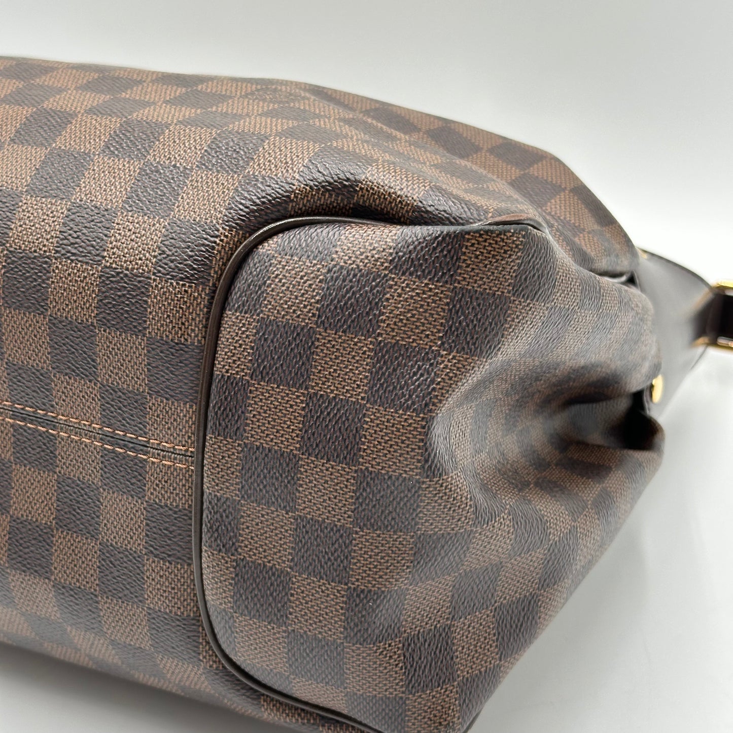 Authentic Louis Vuitton Damier Ebene Reggia Handbag Tote