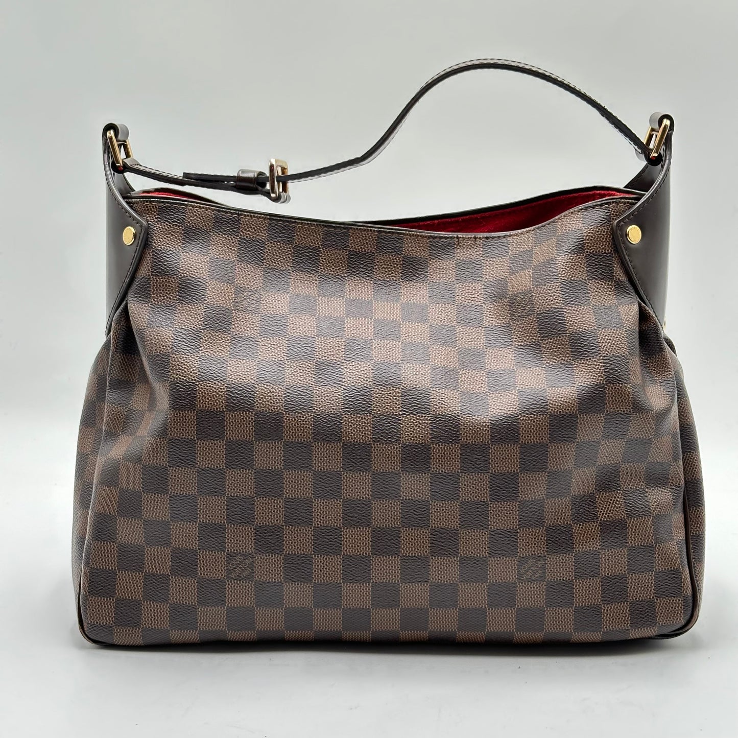 Authentic Louis Vuitton Damier Ebene Reggia Handbag Tote