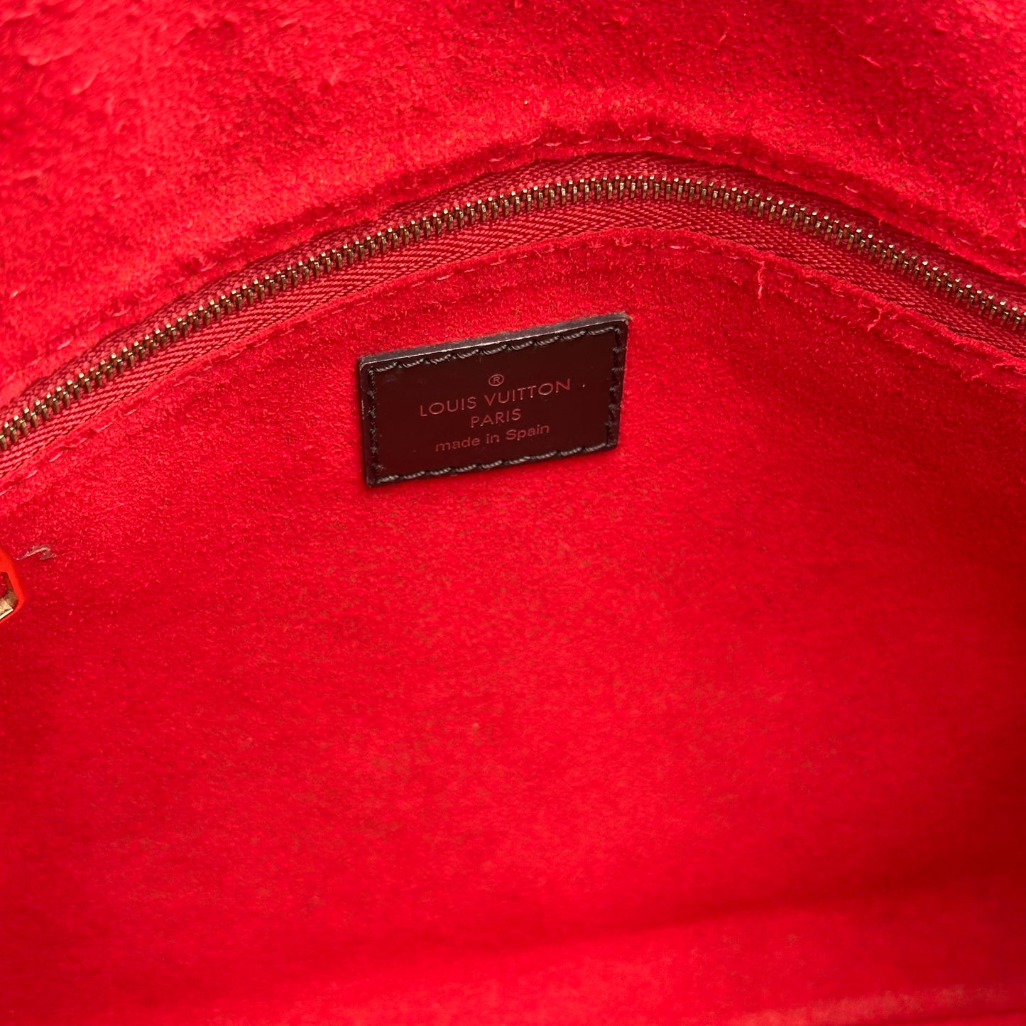 Authentic Louis Vuitton Damier Ebene Reggia Handbag Tote