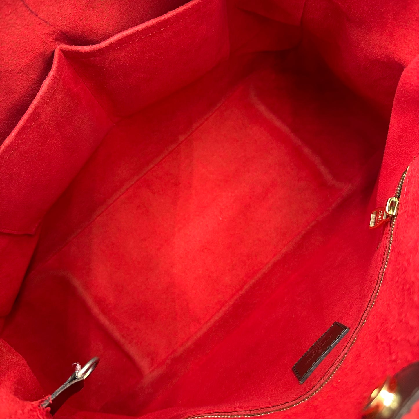 Authentic Louis Vuitton Damier Ebene Reggia Handbag Tote