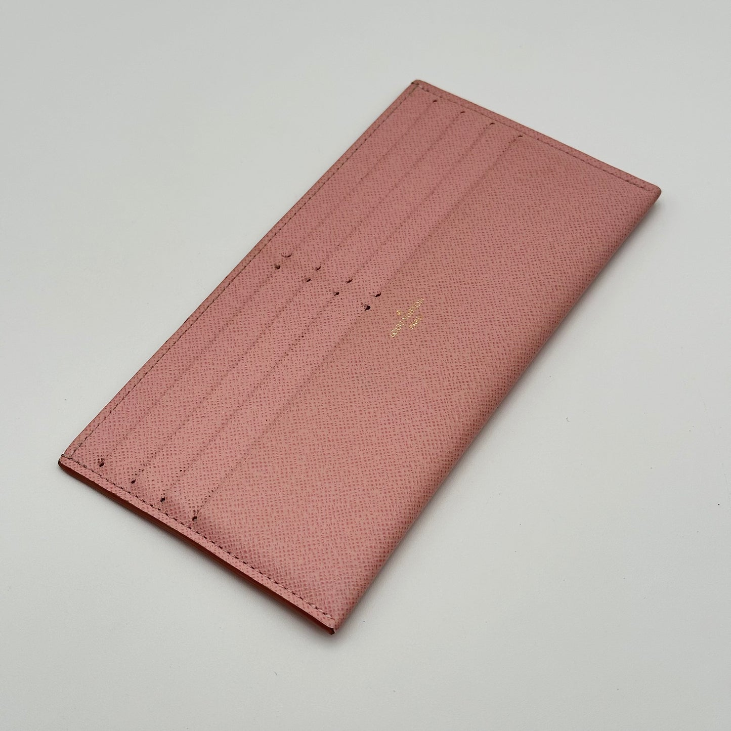 Authentic Louis Vuitton Rose Ballerine Felicie Insert Long Cardholder