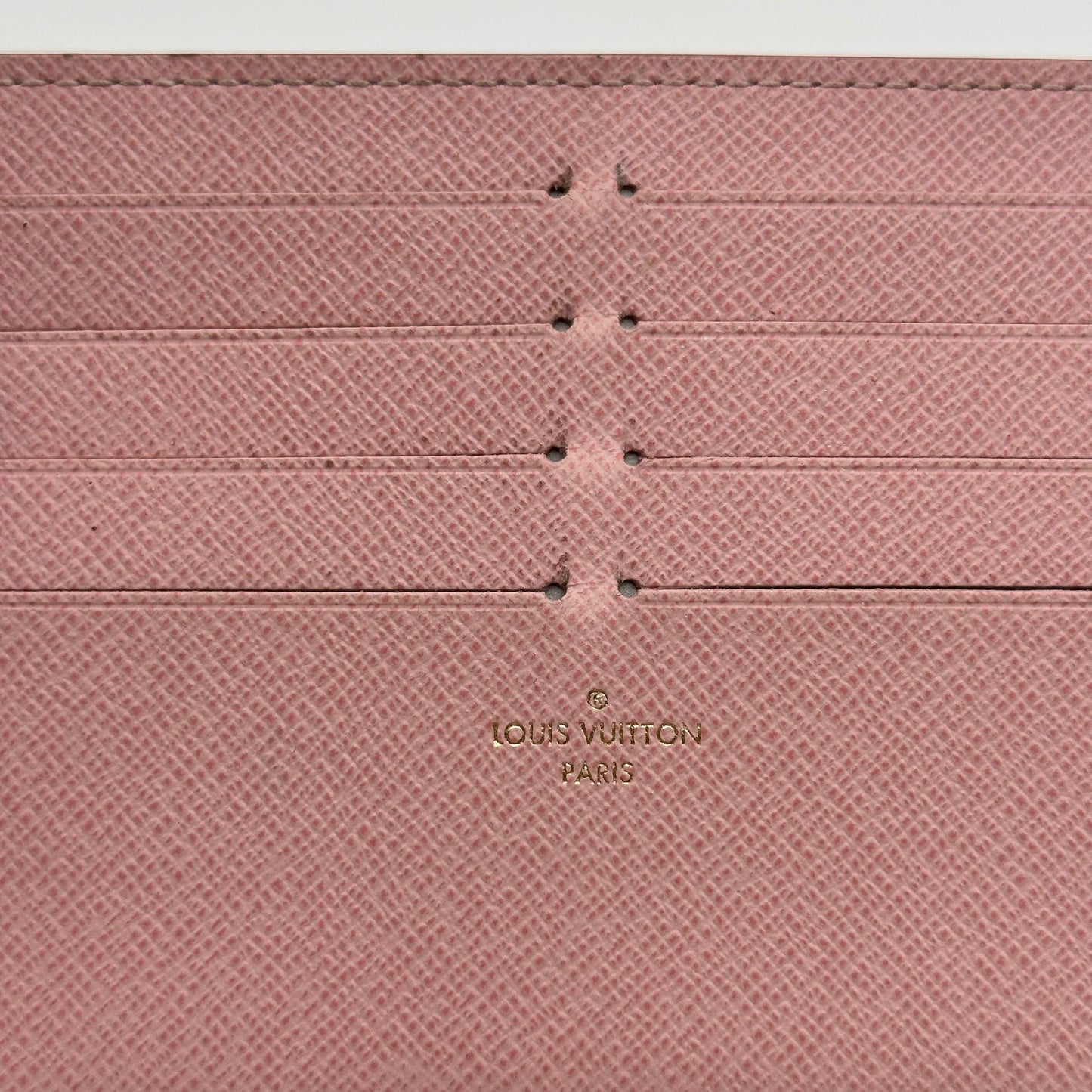 Authentic Louis Vuitton Damier Azur Rose Ballerine Felicie Inserts