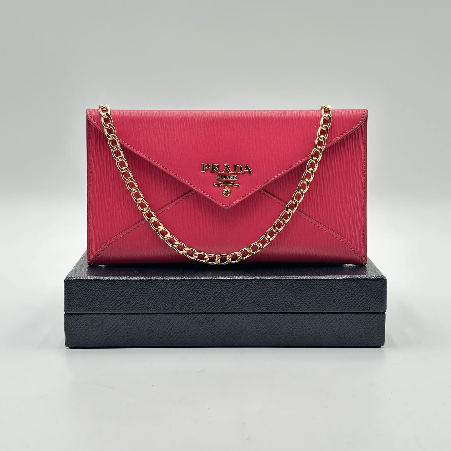Authentic PRADA Fuchsia Envelope Wallet