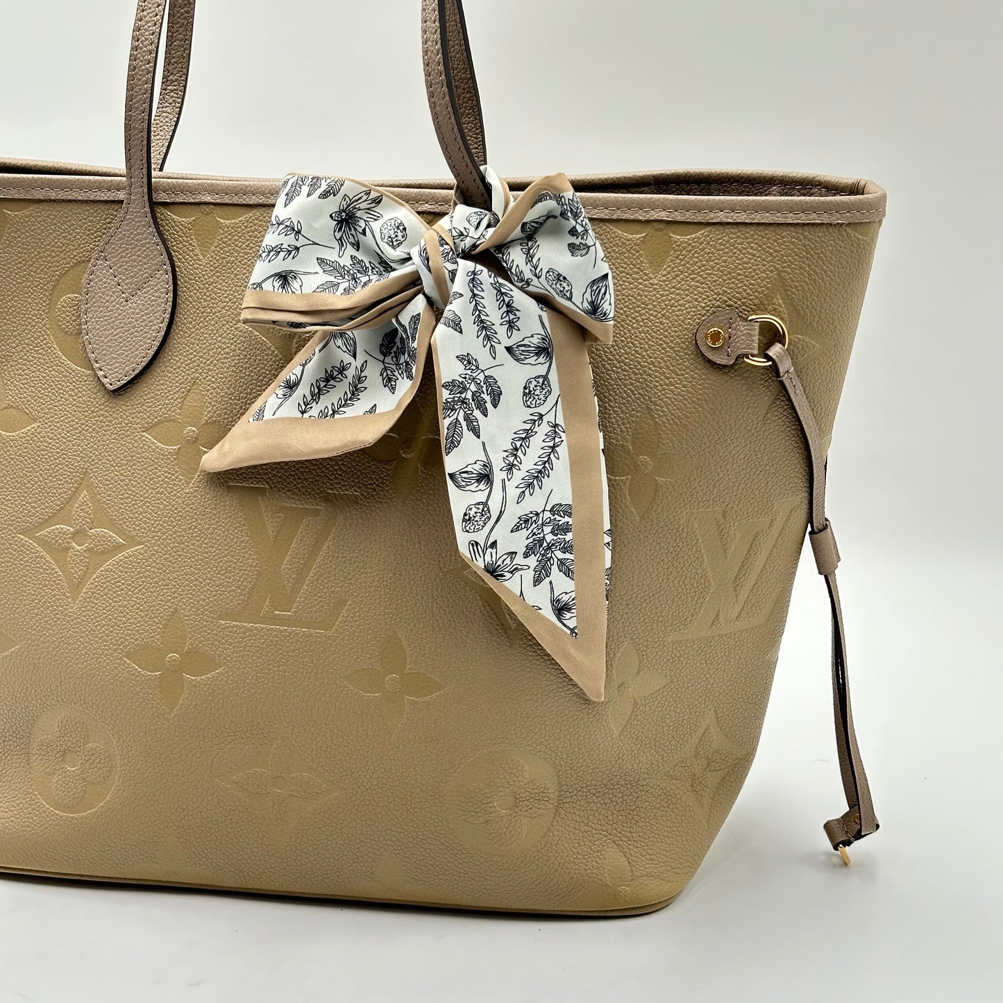 Authentic Louis Vuitton Turtle Dove Empreinte Neverfull MM