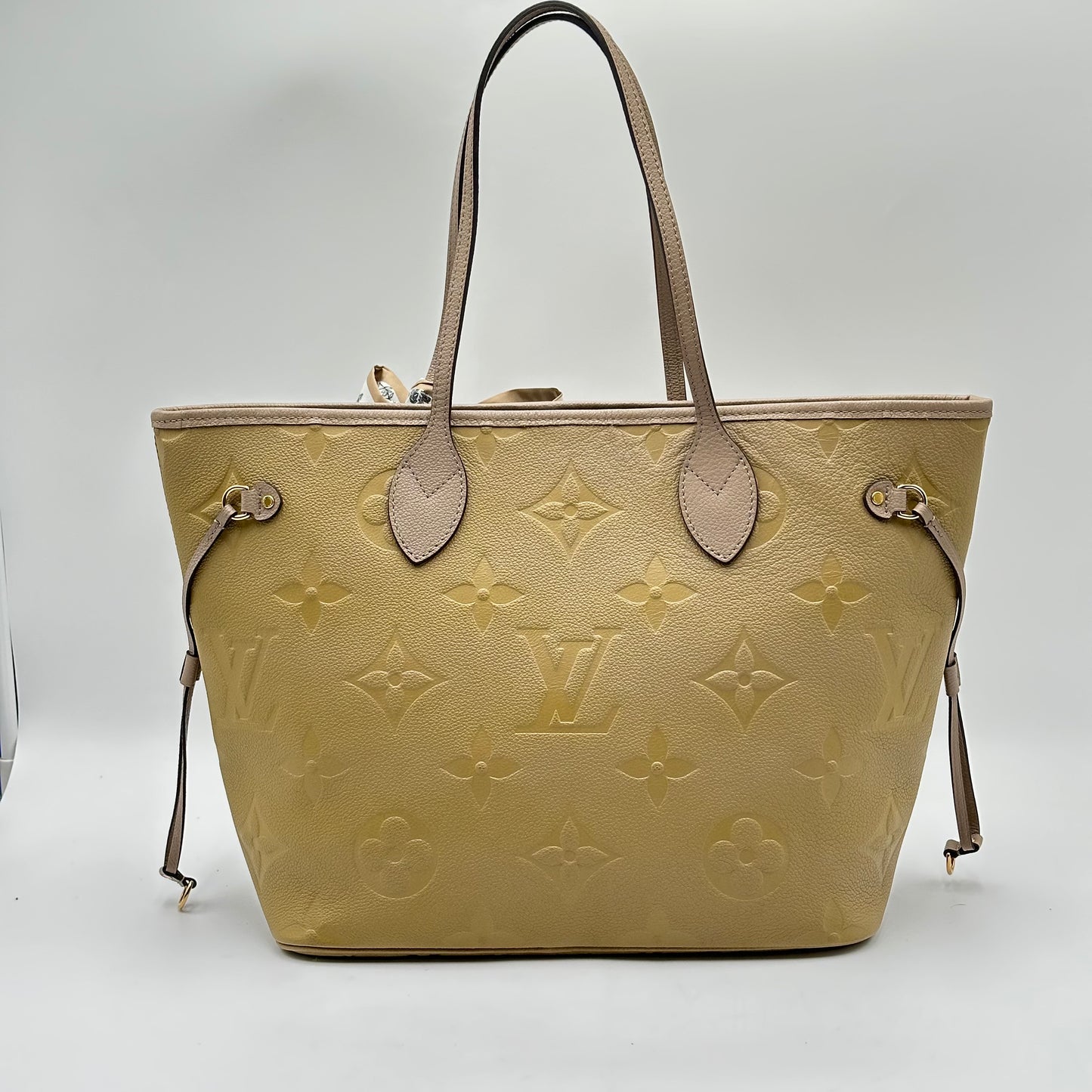 Authentic Louis Vuitton Turtle Dove Empreinte Neverfull MM