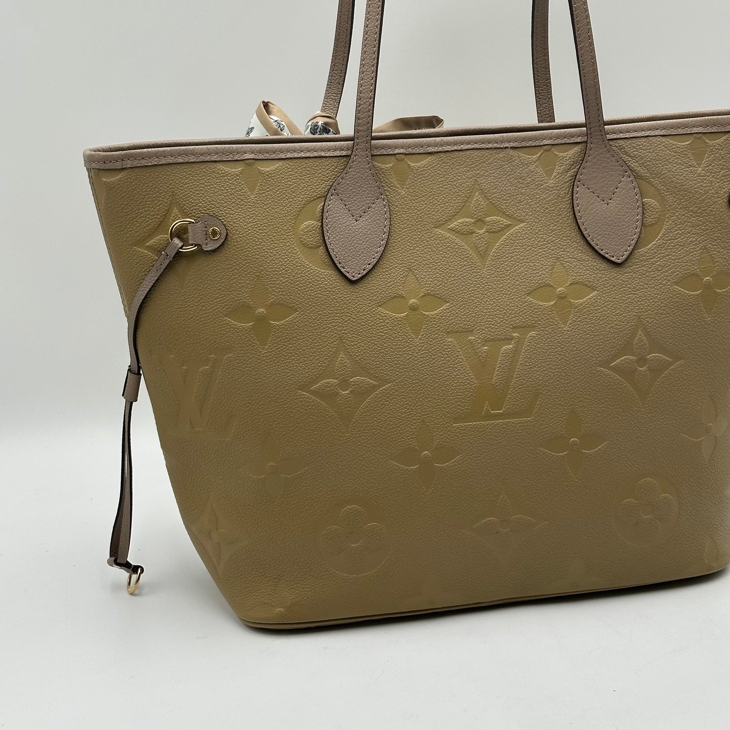 Authentic Louis Vuitton Turtle Dove Empreinte Neverfull MM