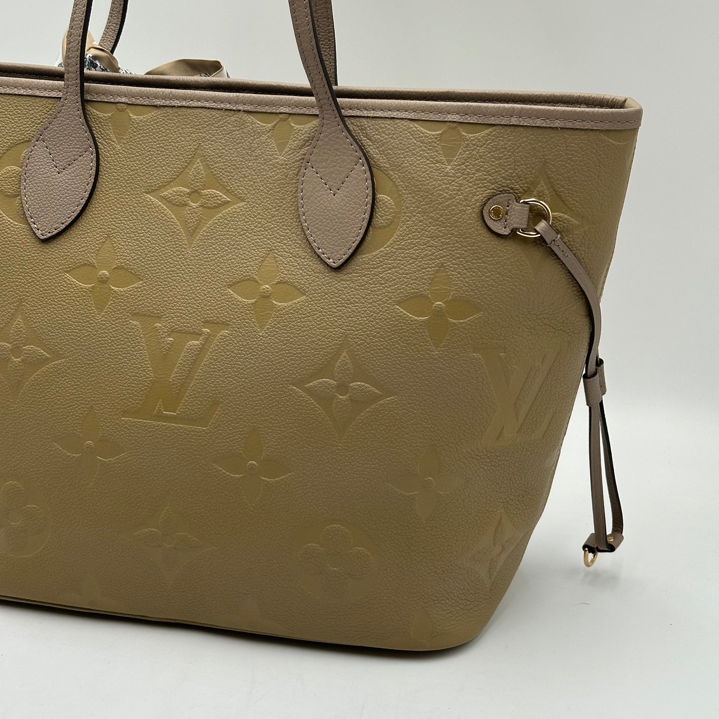 Authentic Louis Vuitton Turtle Dove Empreinte Neverfull MM