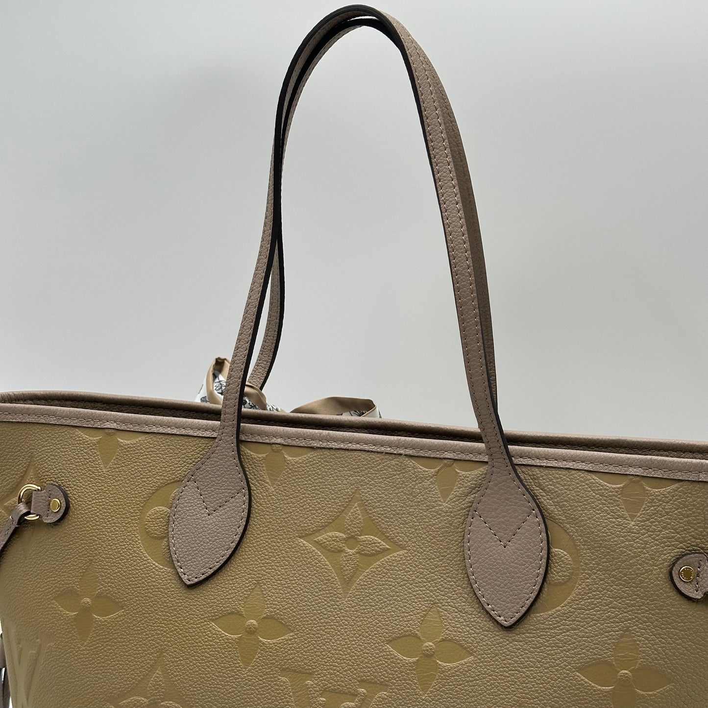 Authentic Louis Vuitton Turtle Dove Empreinte Neverfull MM