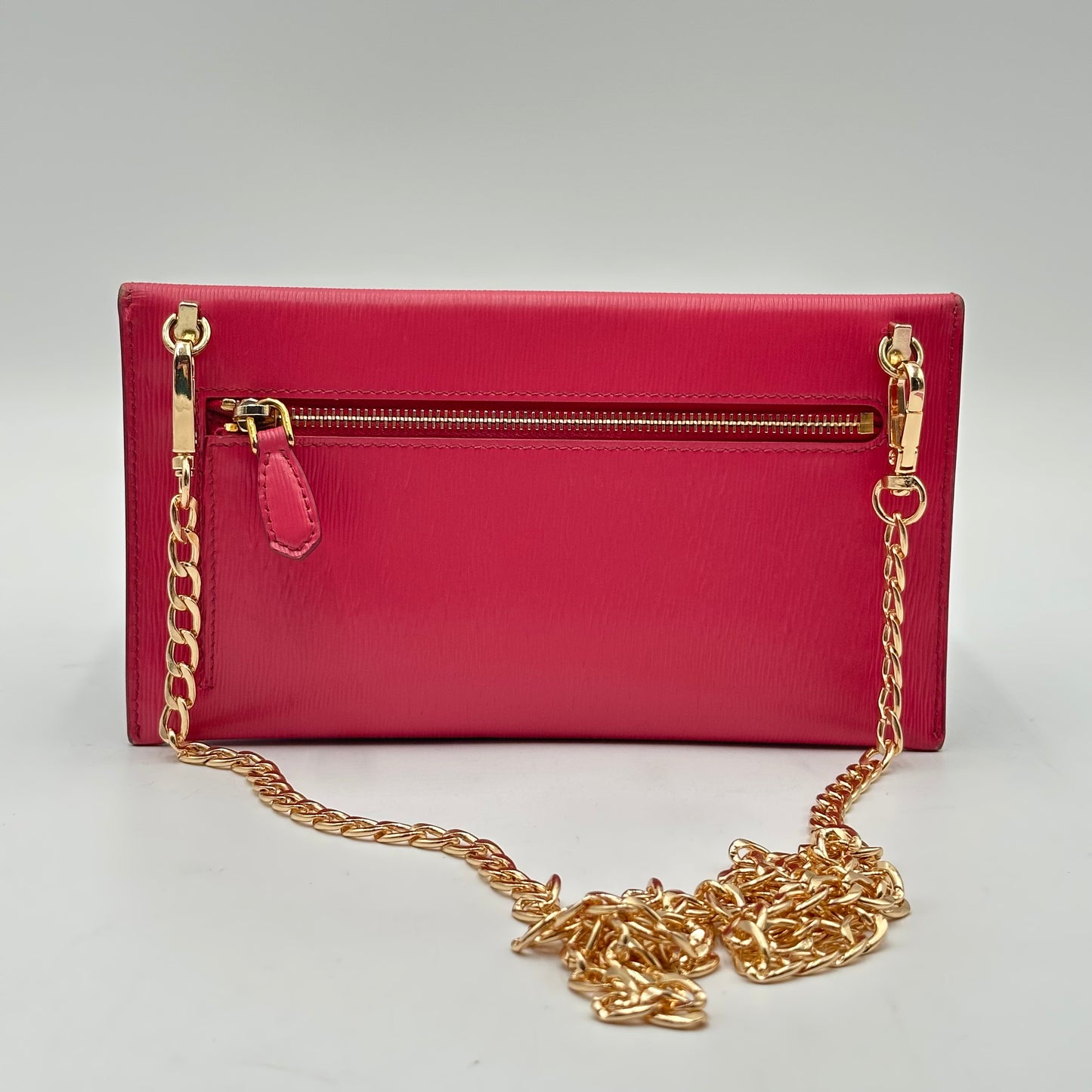 Authentic PRADA Fuchsia Envelope Wallet
