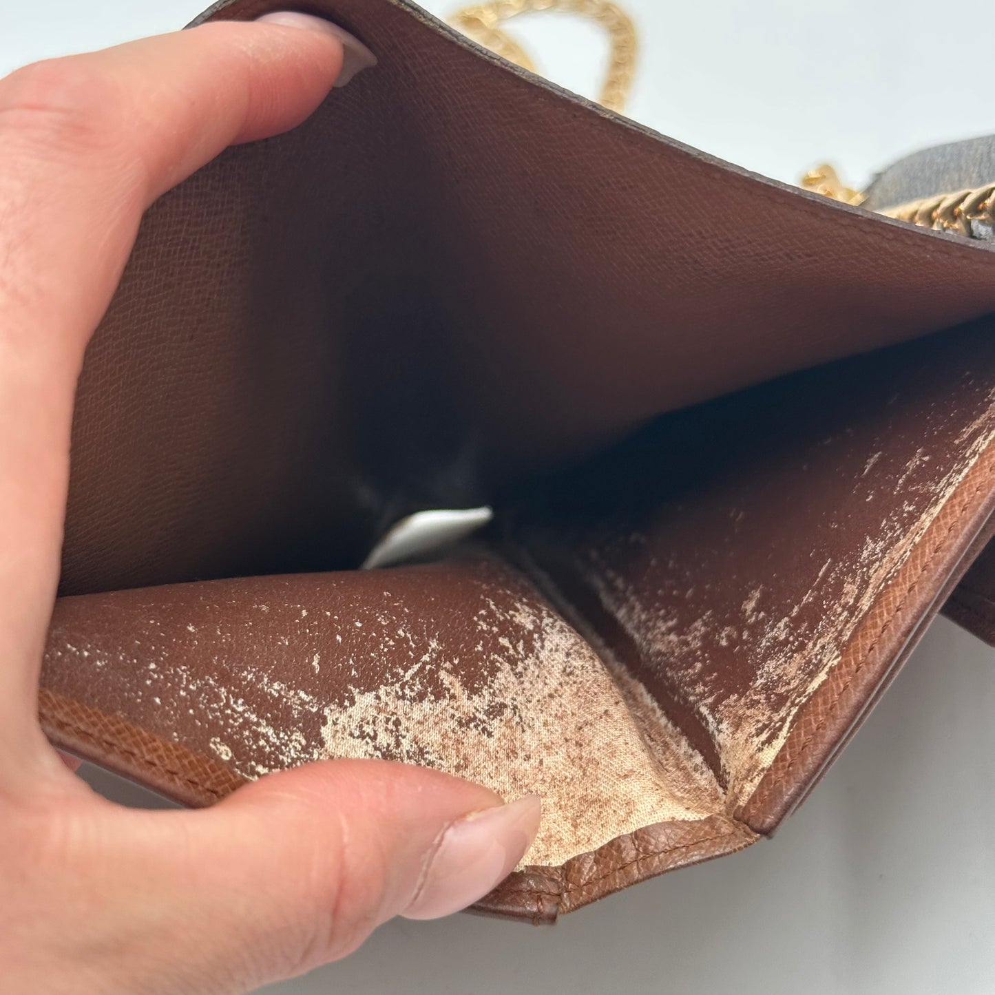 Authentic Louis Vuitton 1994 Monogram Porte Monnaie Bilet Wallet Crossbody