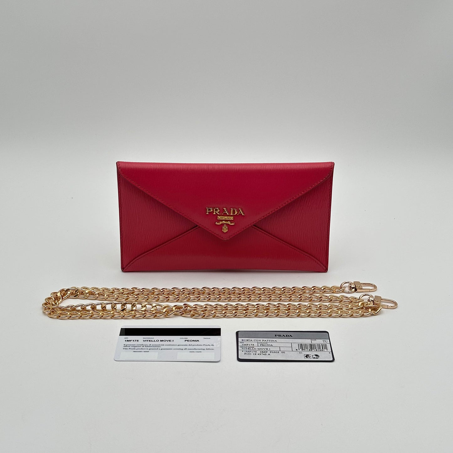 Authentic PRADA Fuchsia Envelope Wallet