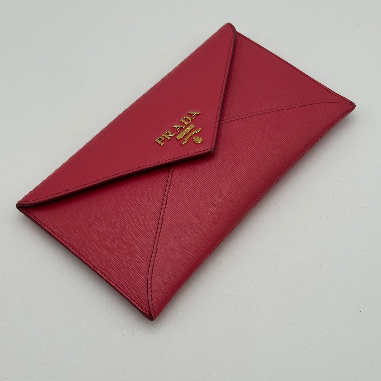 Authentic PRADA Fuchsia Envelope Wallet