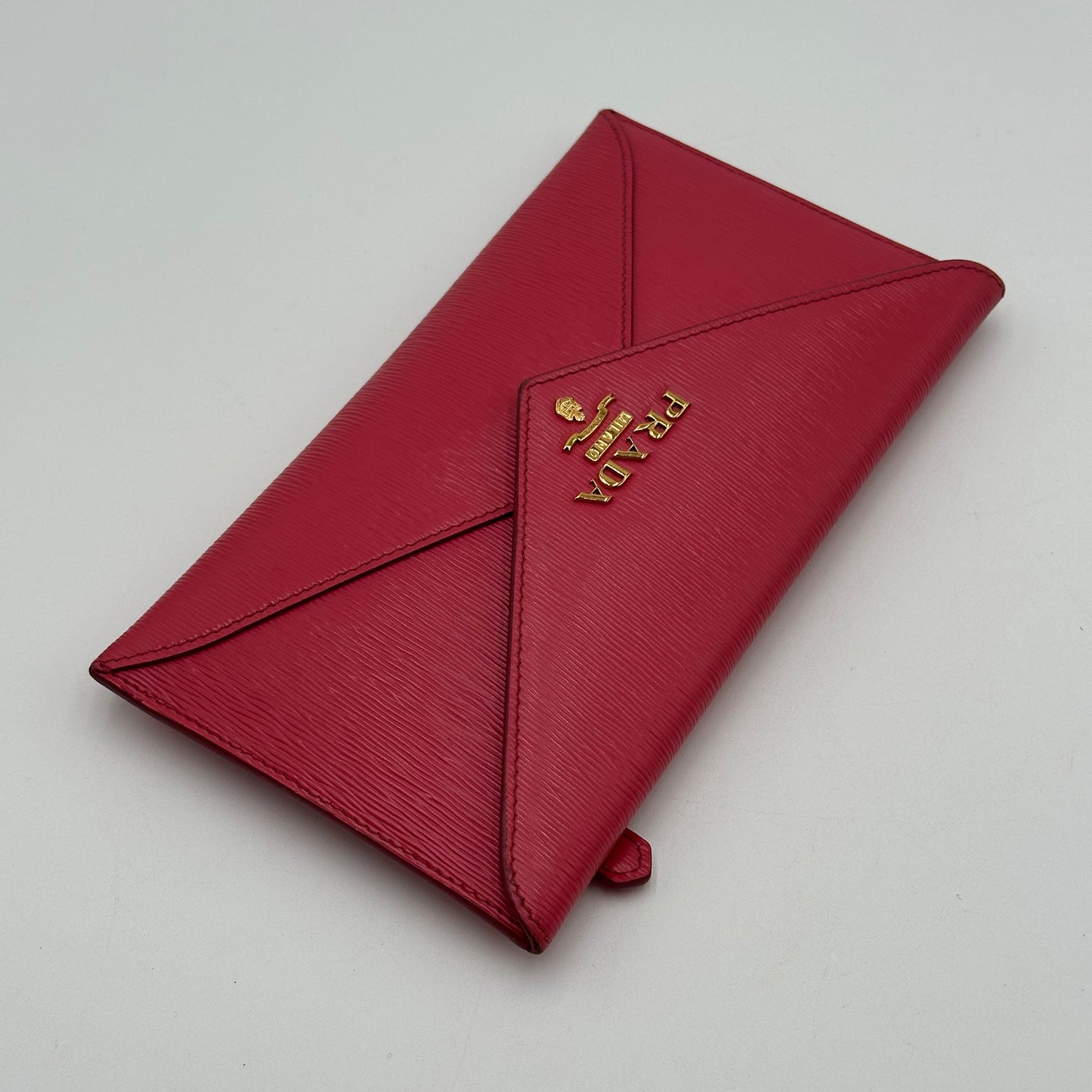 Authentic PRADA Fuchsia Envelope Wallet