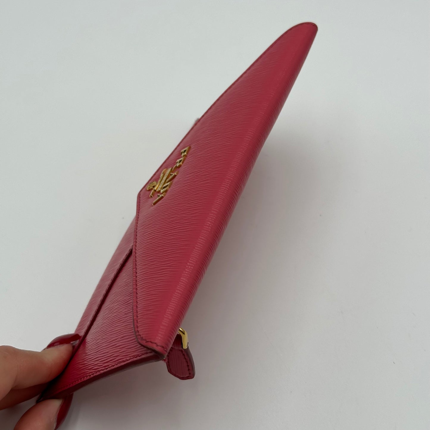 Authentic PRADA Fuchsia Envelope Wallet