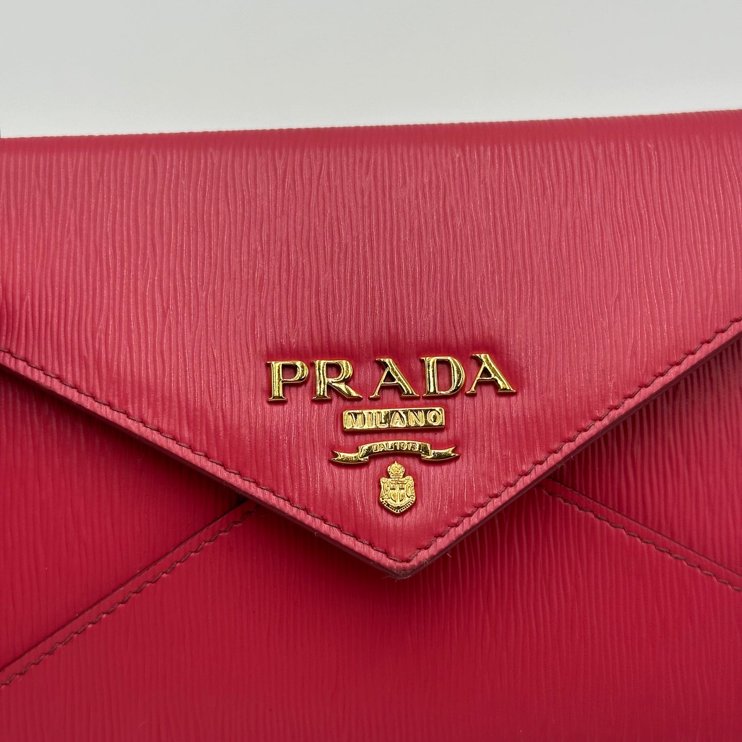 Authentic PRADA Fuchsia Envelope Wallet