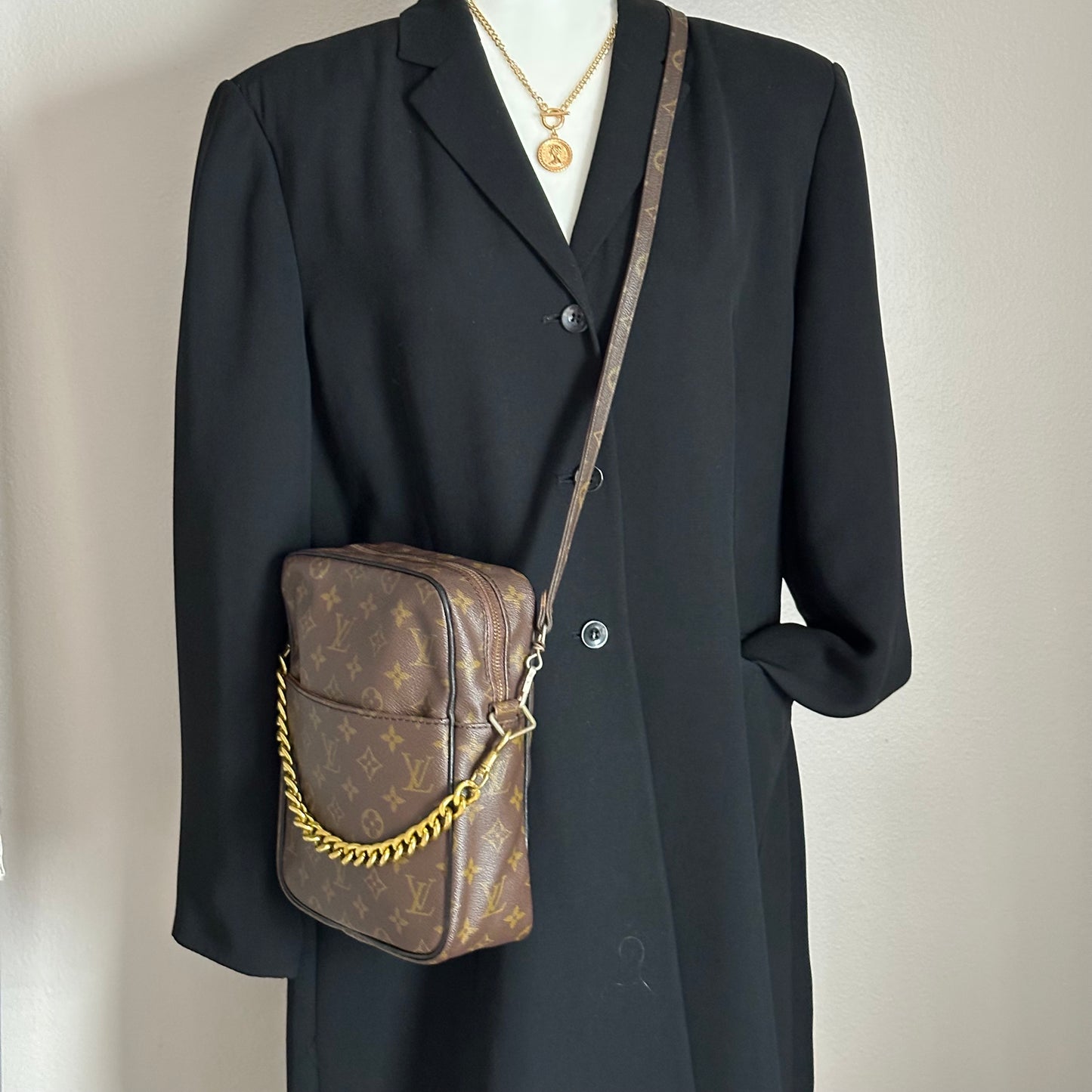 Authentic Louis Vuitton Vintage Monogram Marceau Crossbody