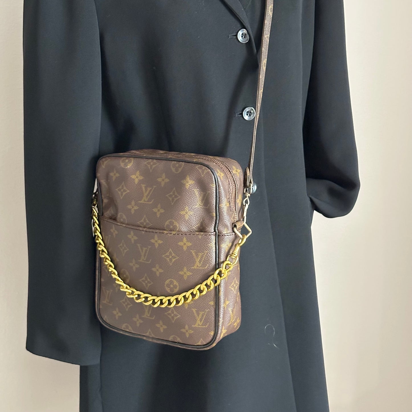 Authentic Louis Vuitton Vintage Monogram Marceau Crossbody