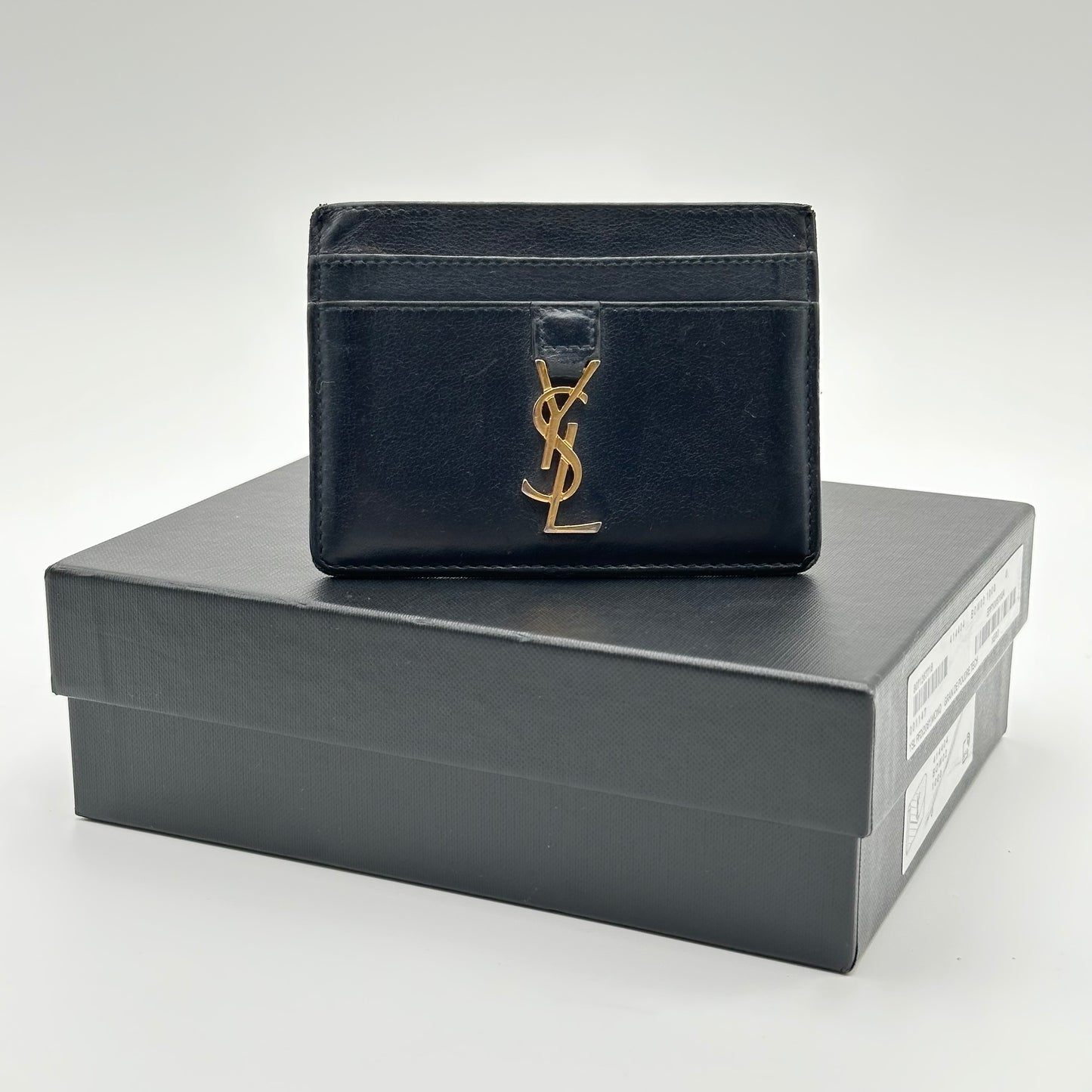 Authentic YSL Calfskin Cardholder Wallet