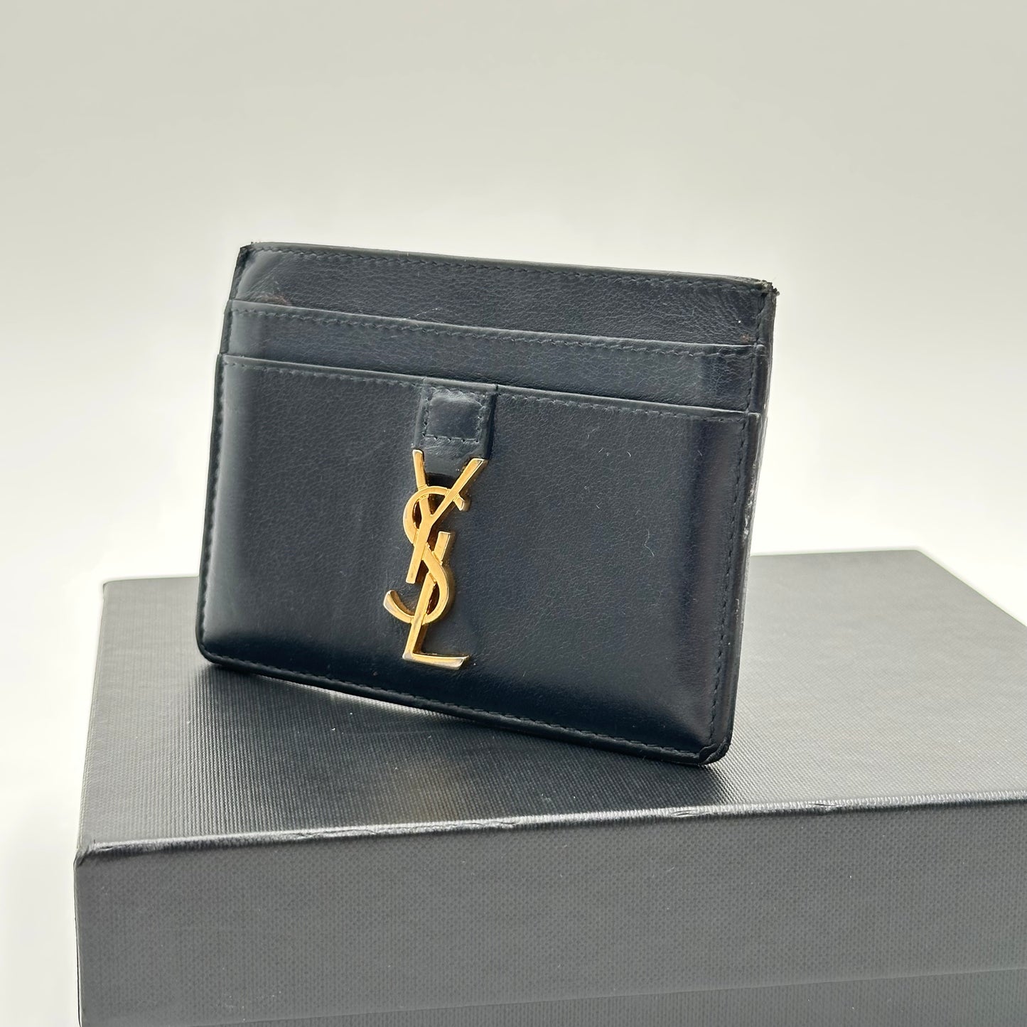 Authentic YSL Calfskin Cardholder Wallet